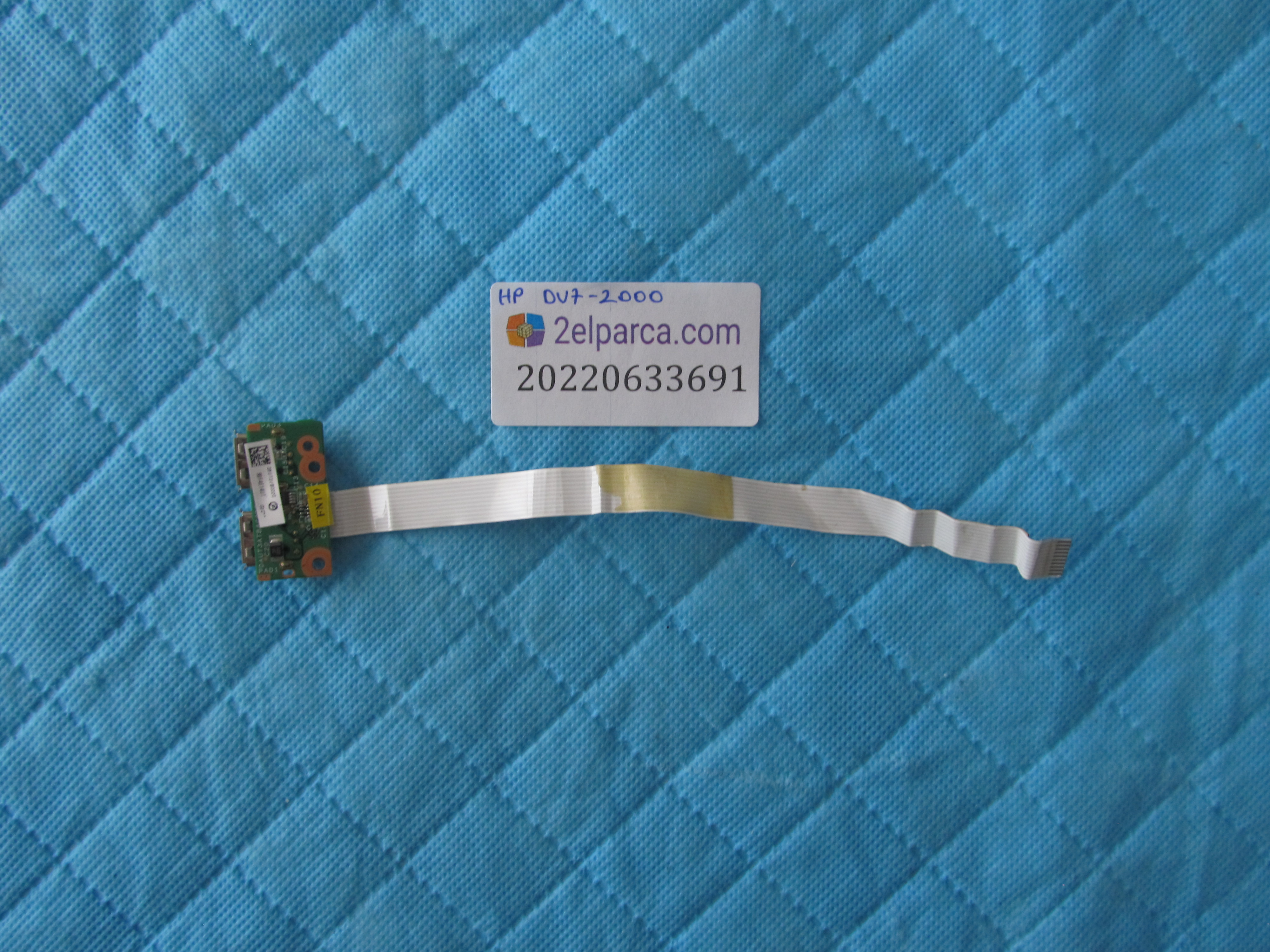 HP Hp dv7-2000 usb board flex orjinal ürün küçük görsel 2