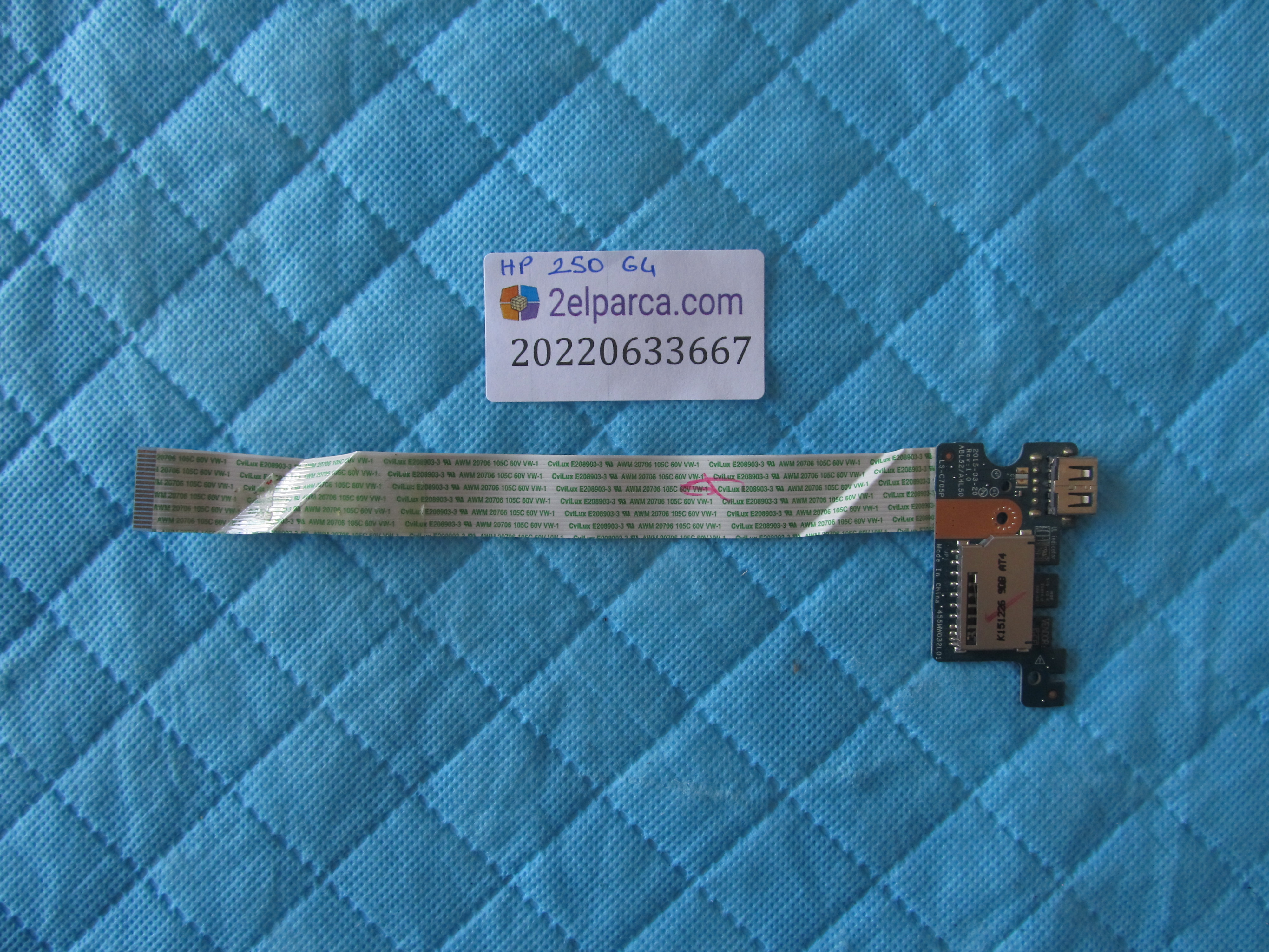 HP Hp 250 g4 usb port flex dahil orjinal ürün küçük görsel 2