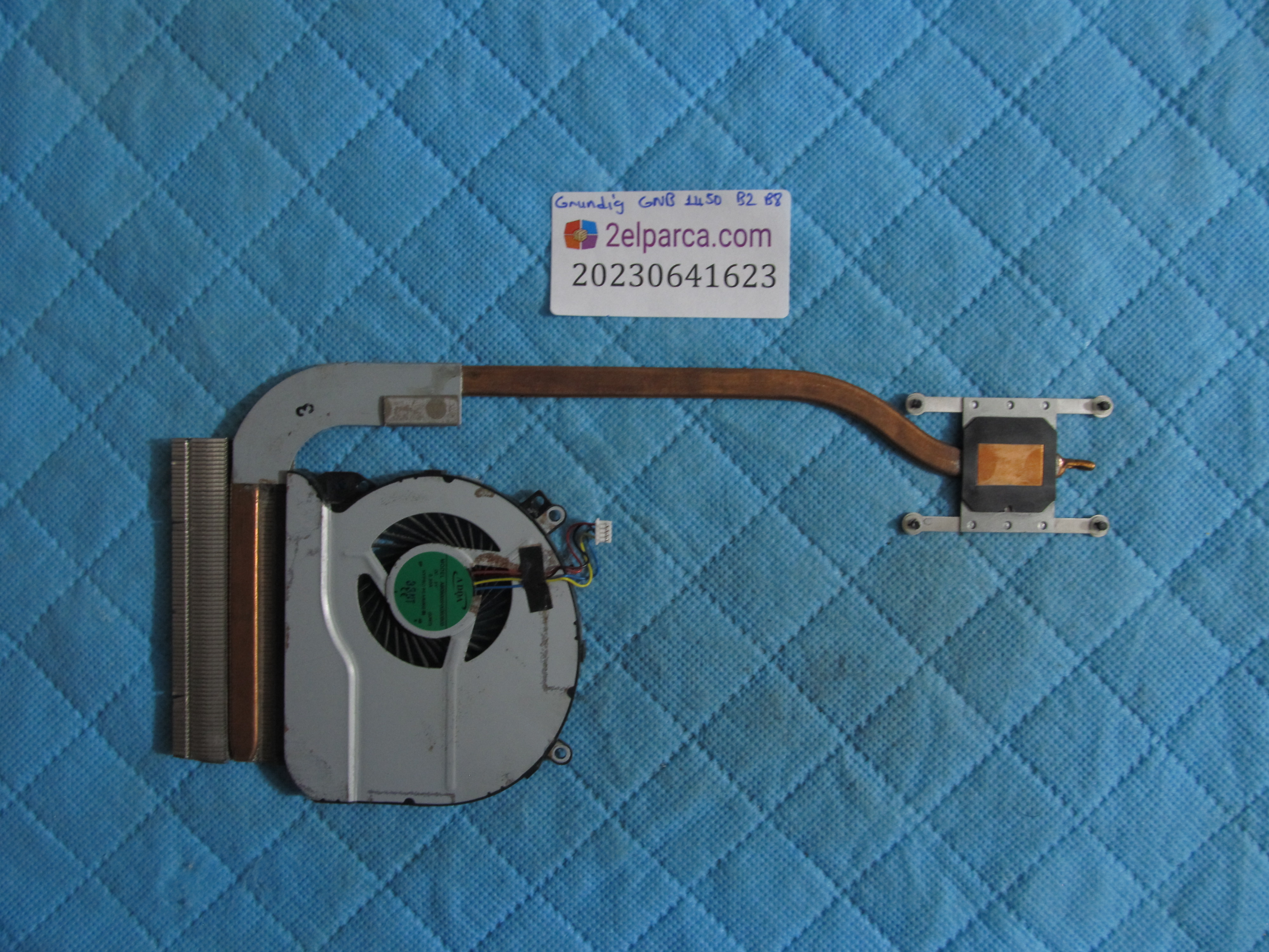 GRUNDİG Grundig gnb 1450 b2 b8 fan bakir soğutucu (heatsink) orjinal ürün küçük görsel 2