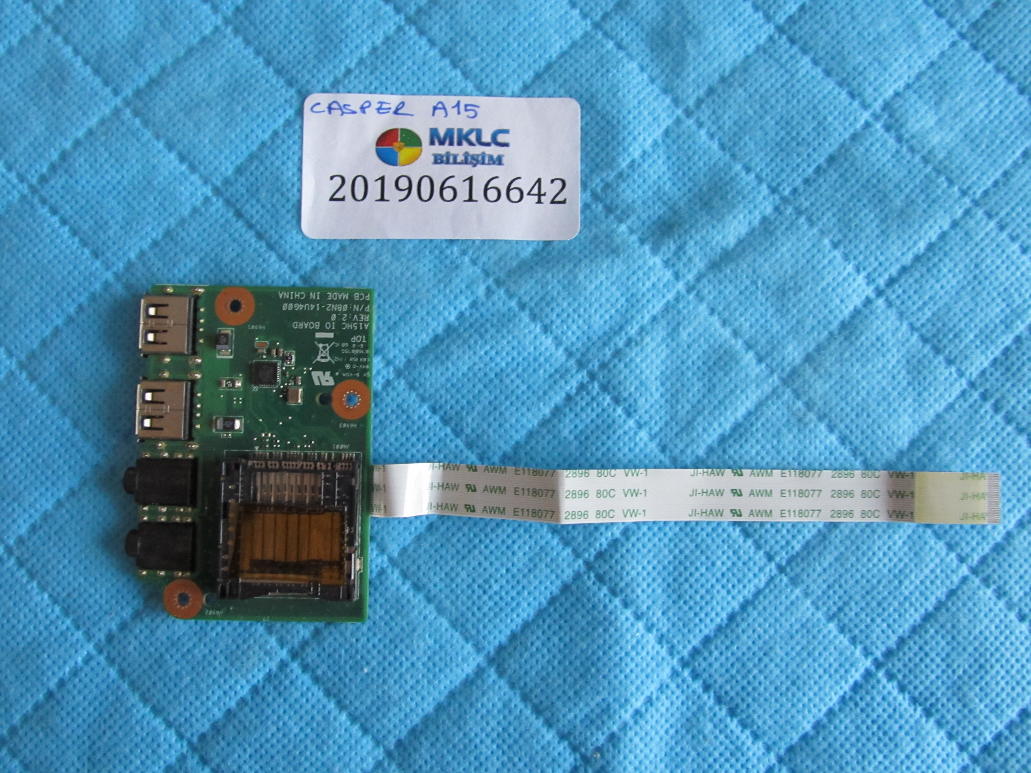 Casper a15 usb port flex ve ses karti orjinal ürün