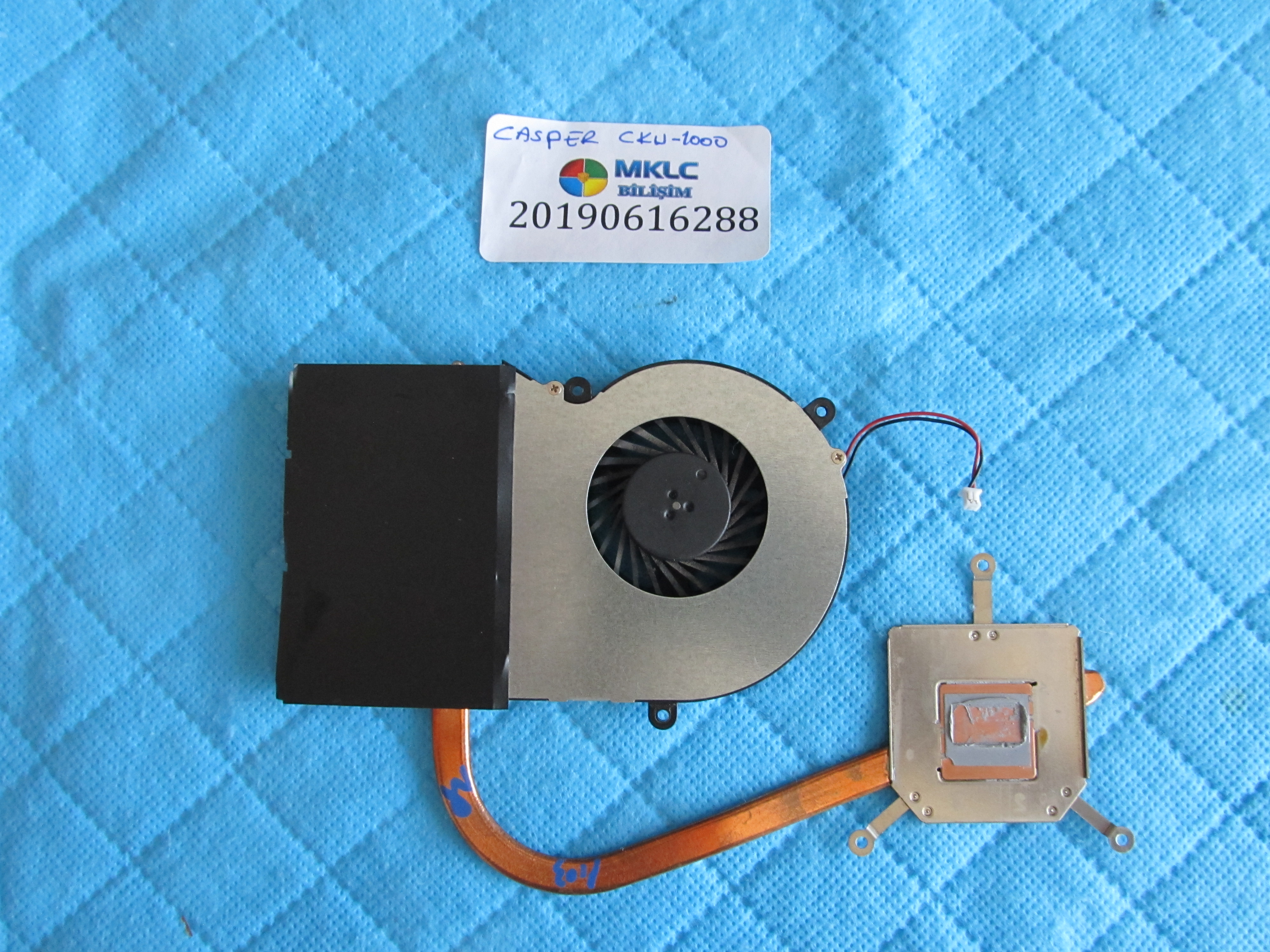 CASPER Casper cku-1000 fan bakir soğutucu (heatsink) küçük görsel 2