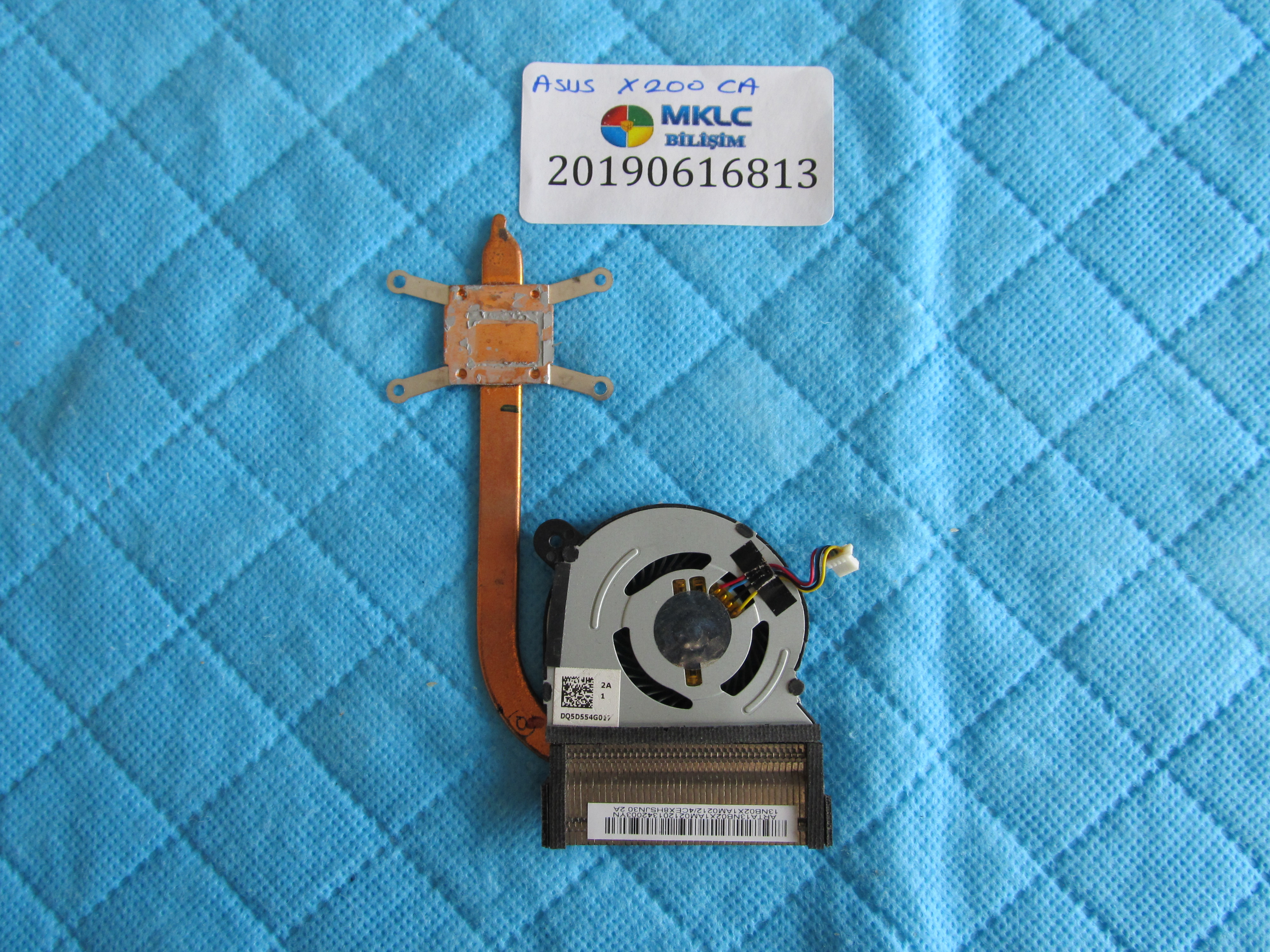 ASUS Asus x200ca fan bakir soğutucu (heatsink) küçük görsel 2