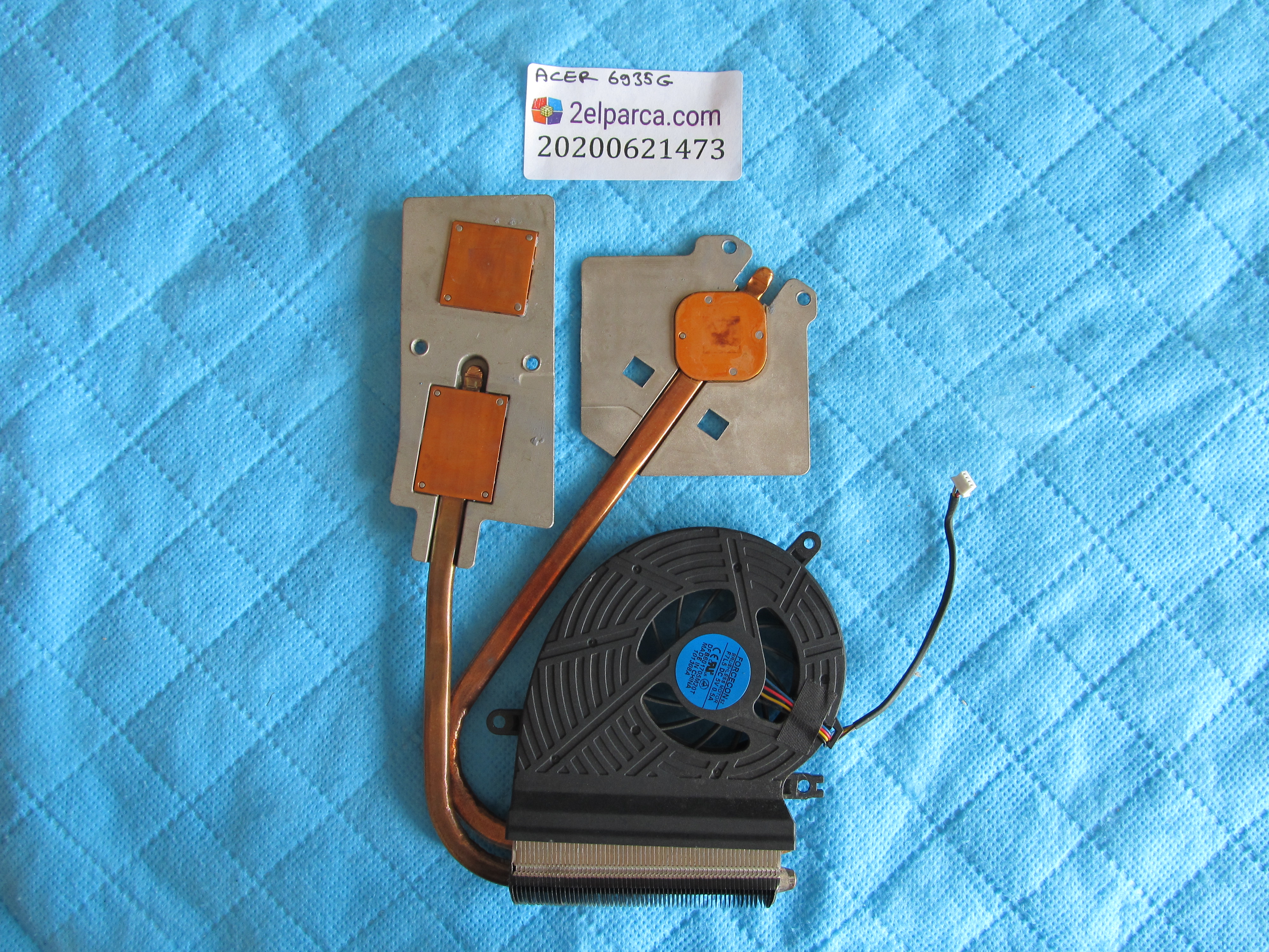 ACER Acer 6935g fan bakir soğutucu (heatsink) orjinal ürün küçük görsel 2