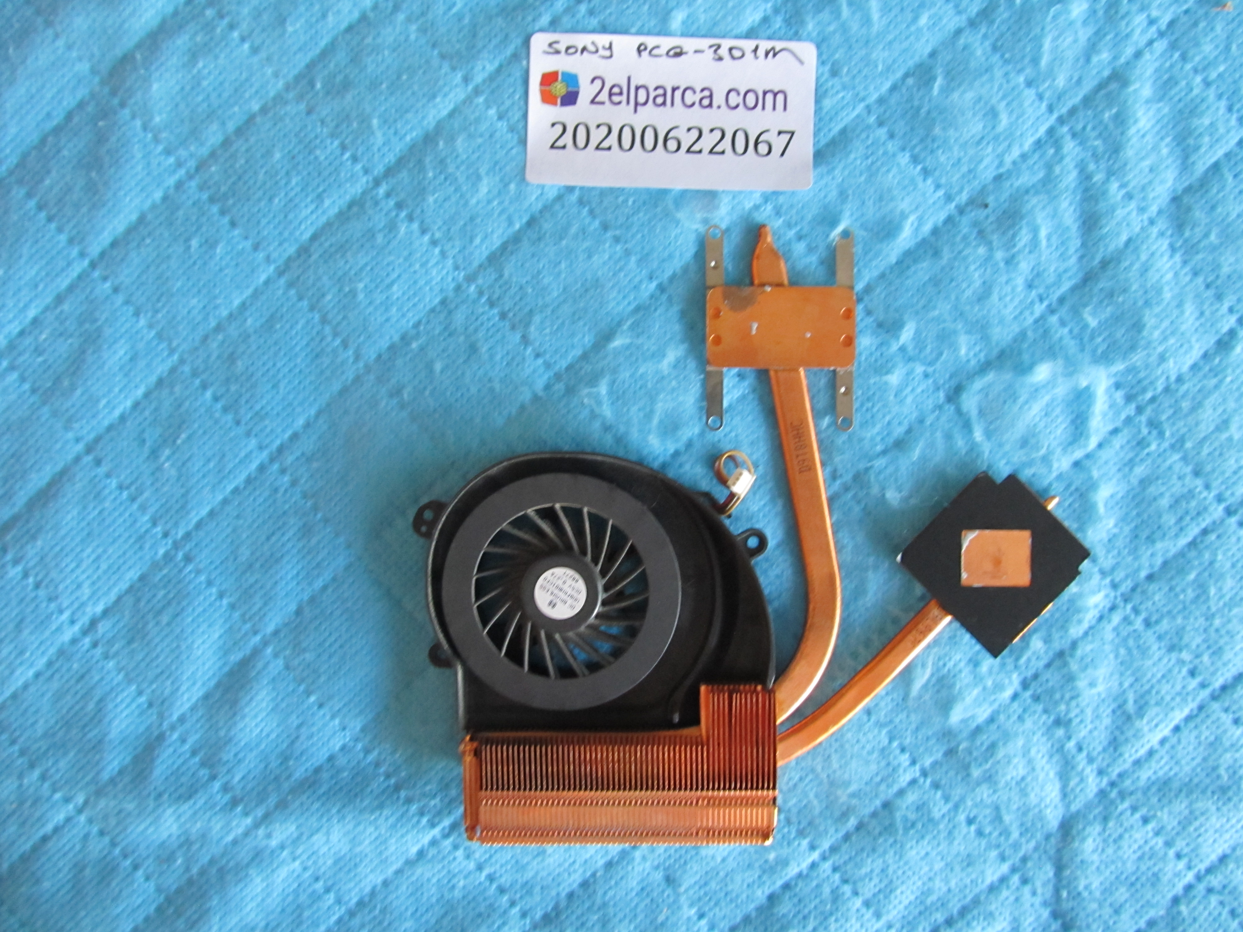 SONY Sony pcg-3d1m fan bakir soğutucu (heatsink) orjinal ürün küçük görsel 2