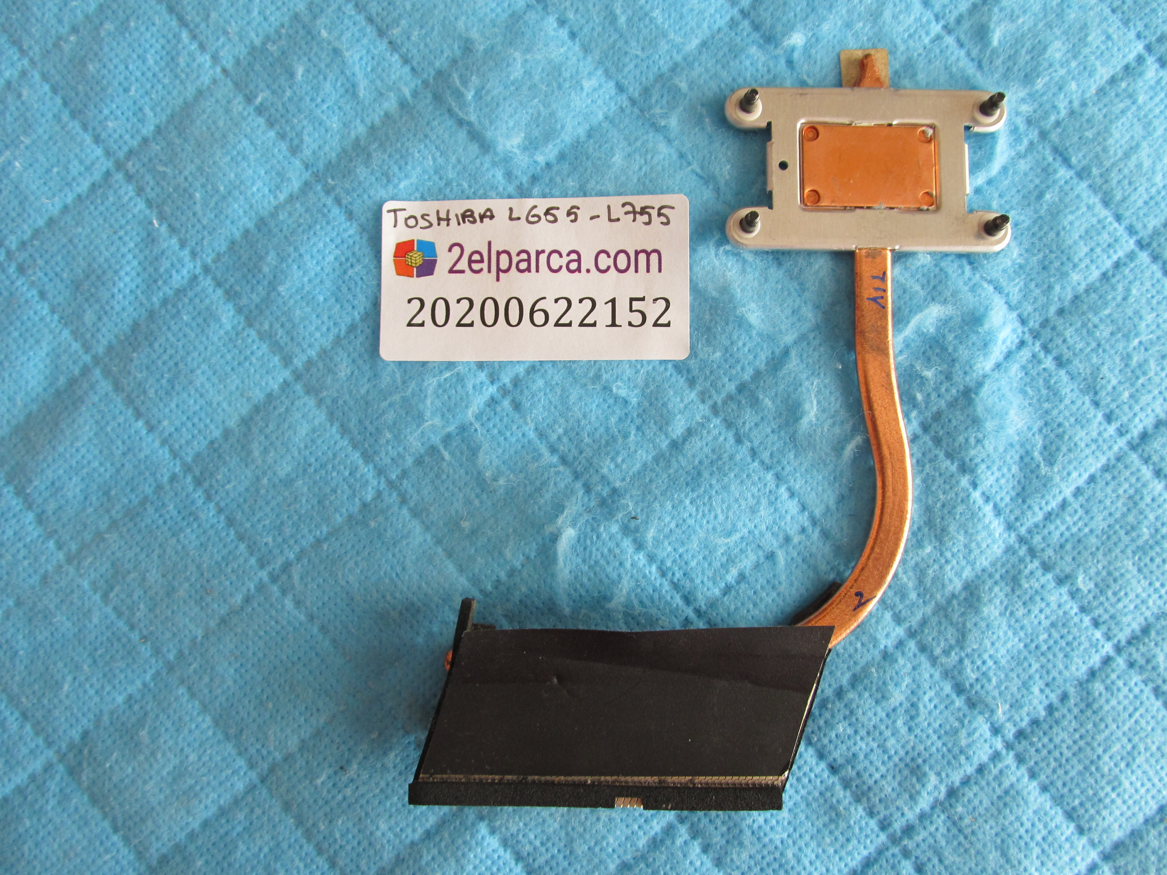 TOSHİBA Toshiba l655-l755 soğutucu bakir (heatsink) orjinal ürün küçük görsel 2