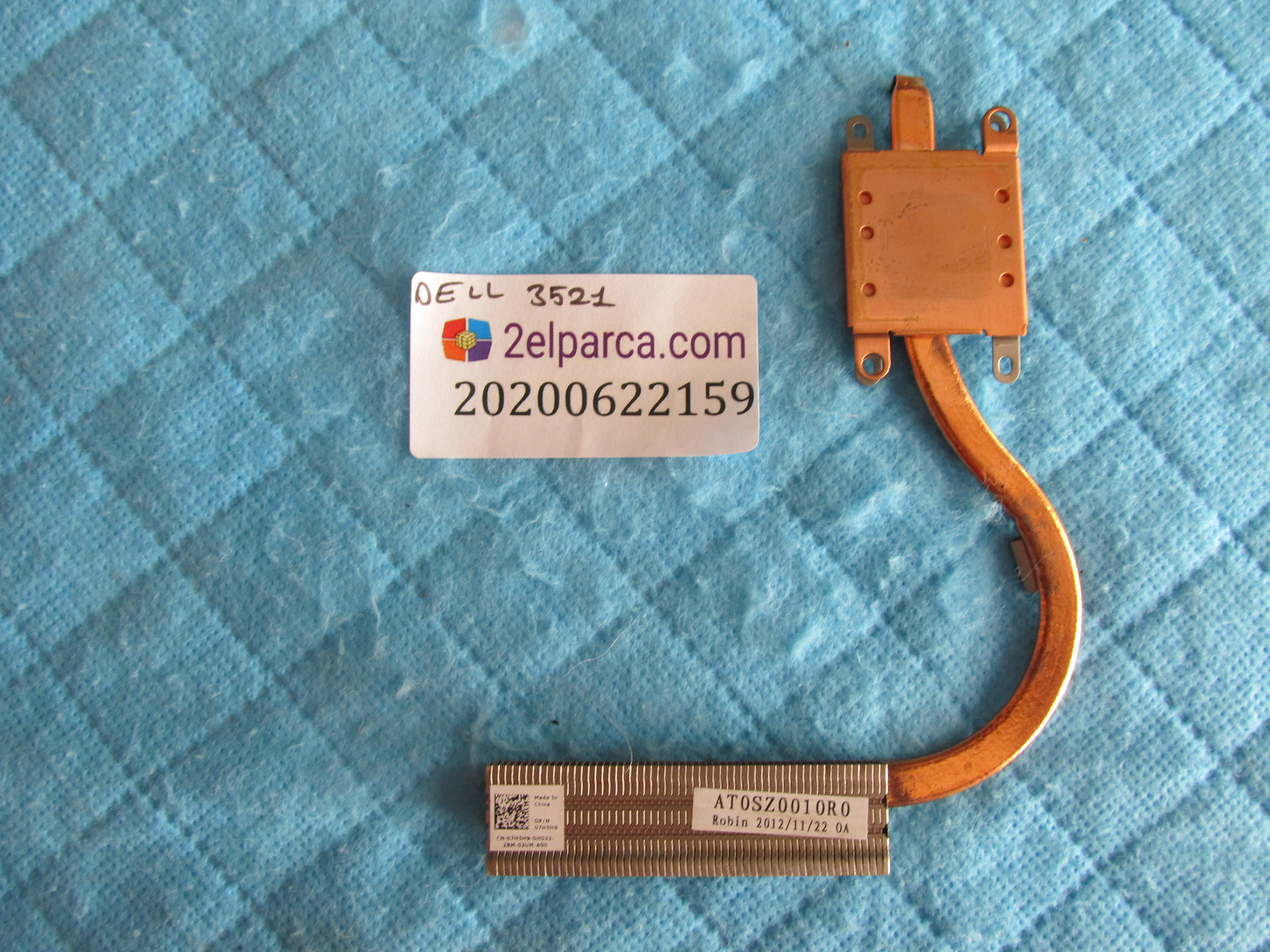 DELL Dell 3521 soğutucu bakir (heatsink) onboard orjinal ürün küçük görsel 2