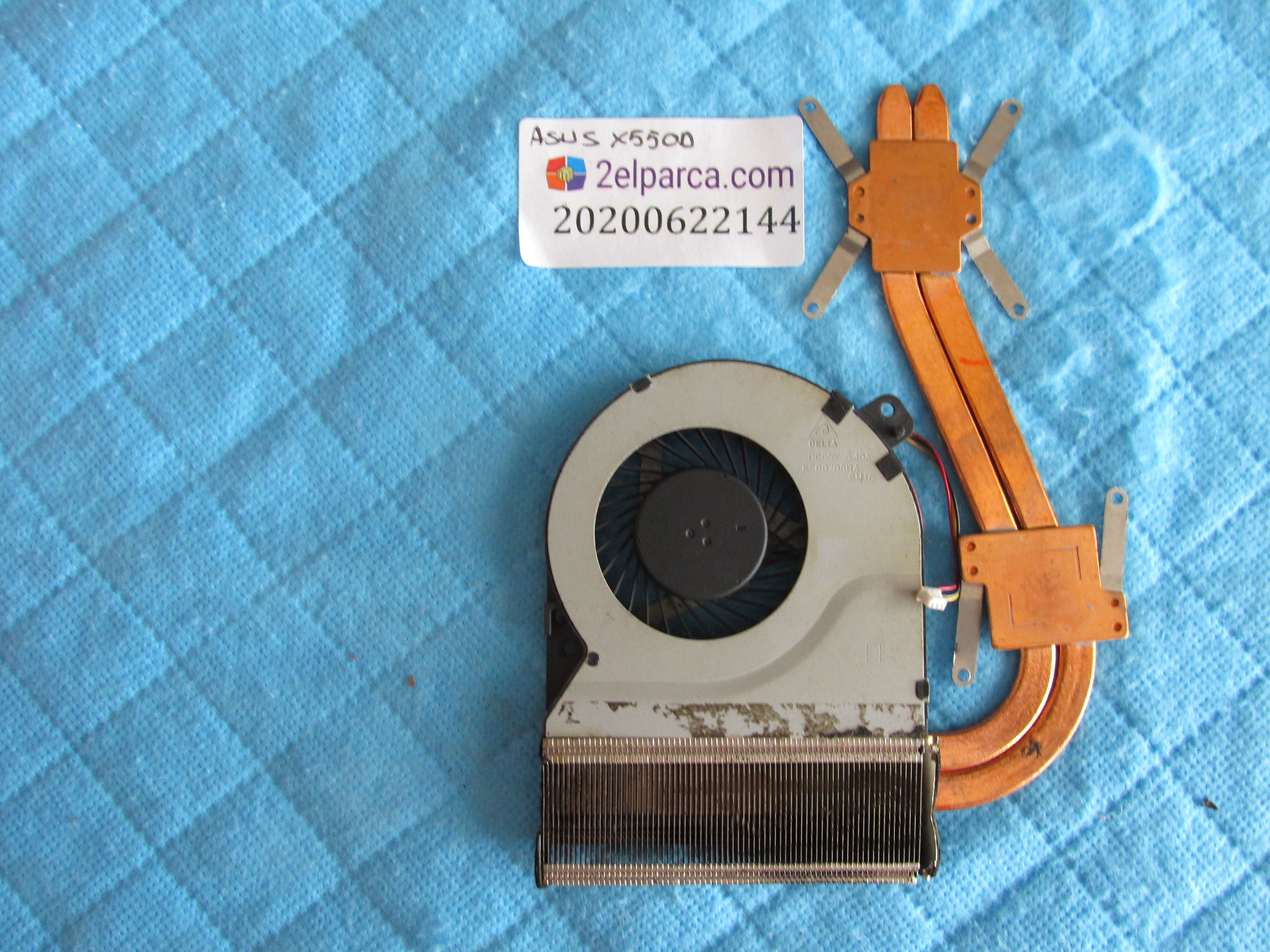 ASUS Asus x550d fan bakir soğutucu (heatsink)  orjinal ürün küçük görsel 2