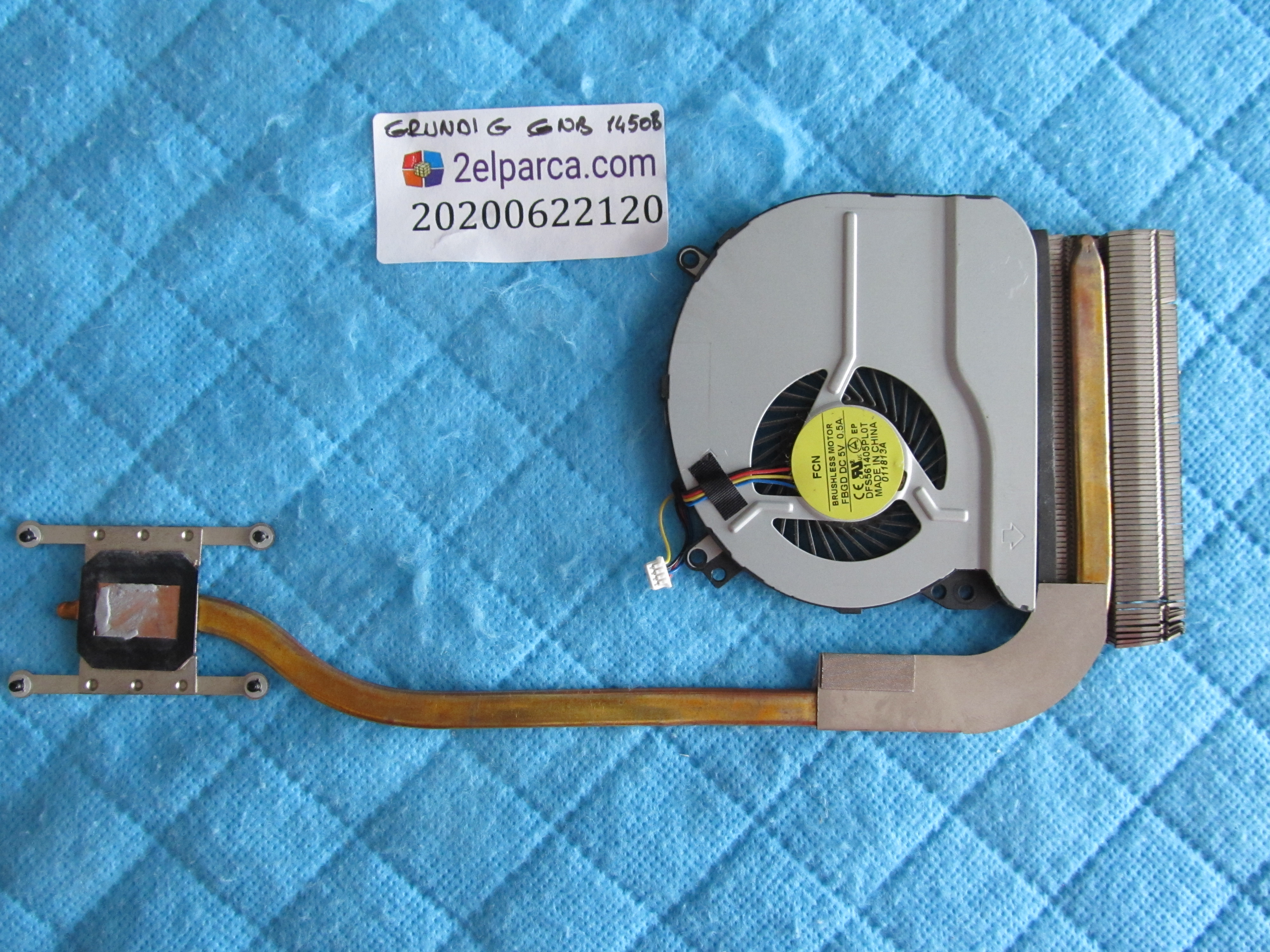 GRUNDİG Grundig gnb 1450b fan bakir soğutucu (heatsink) orjinal ürün küçük görsel 2