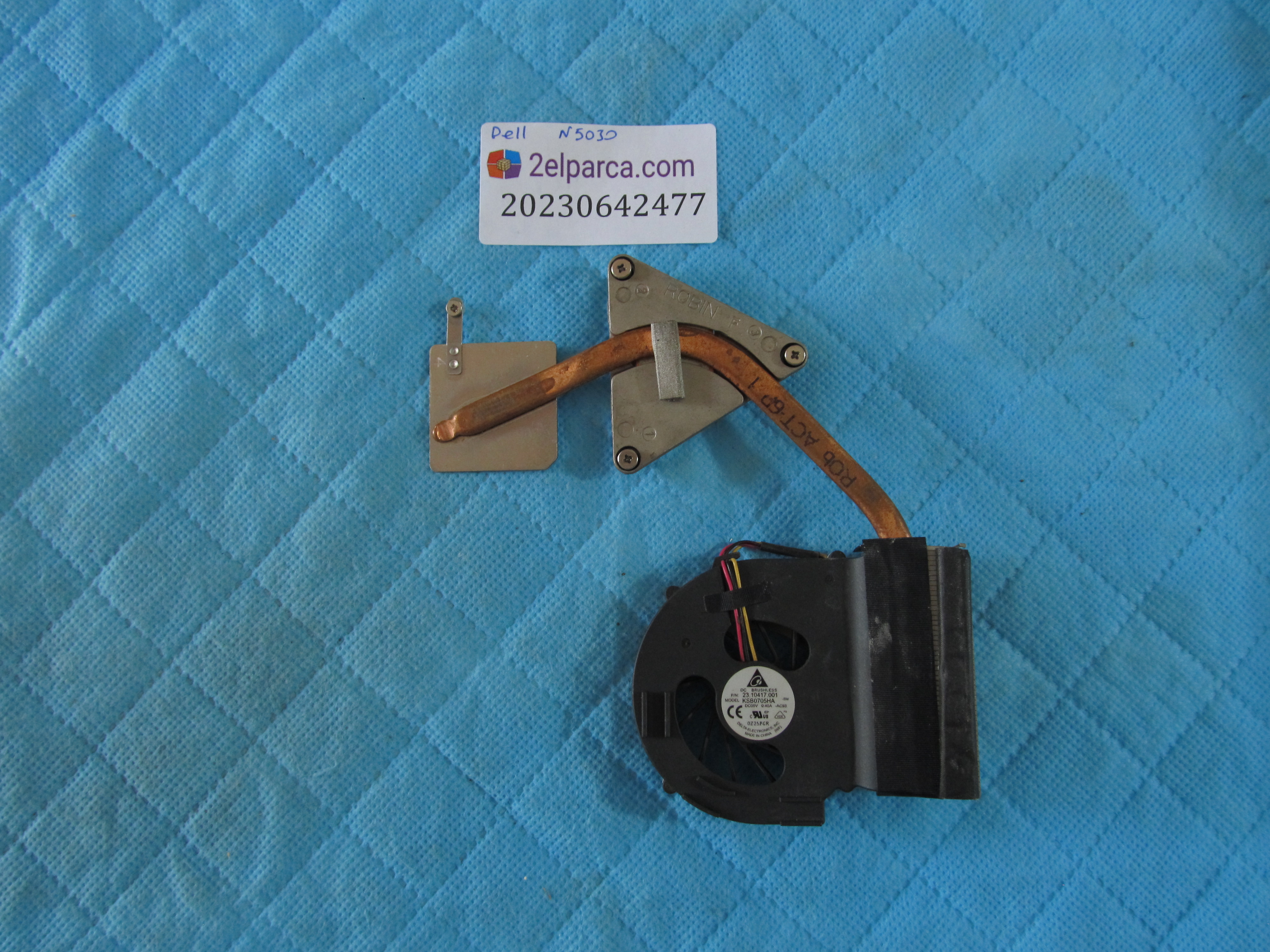 DELL Dell n5030 fan bakir soğutucu (heatsink) orjinal ürün küçük görsel 2