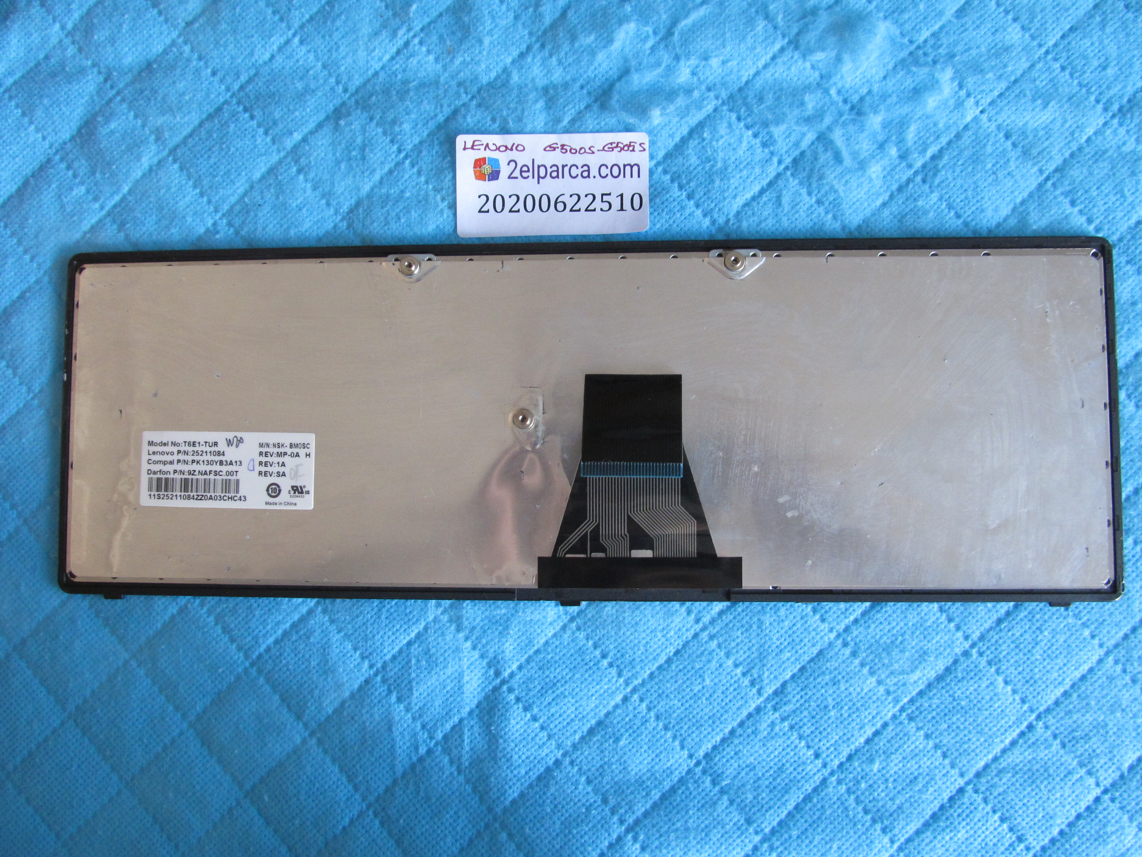 LENOVO Lenovo g500s-g505s klavye tr q (2 tuş eksik) orjinal ürün küçük görsel 2