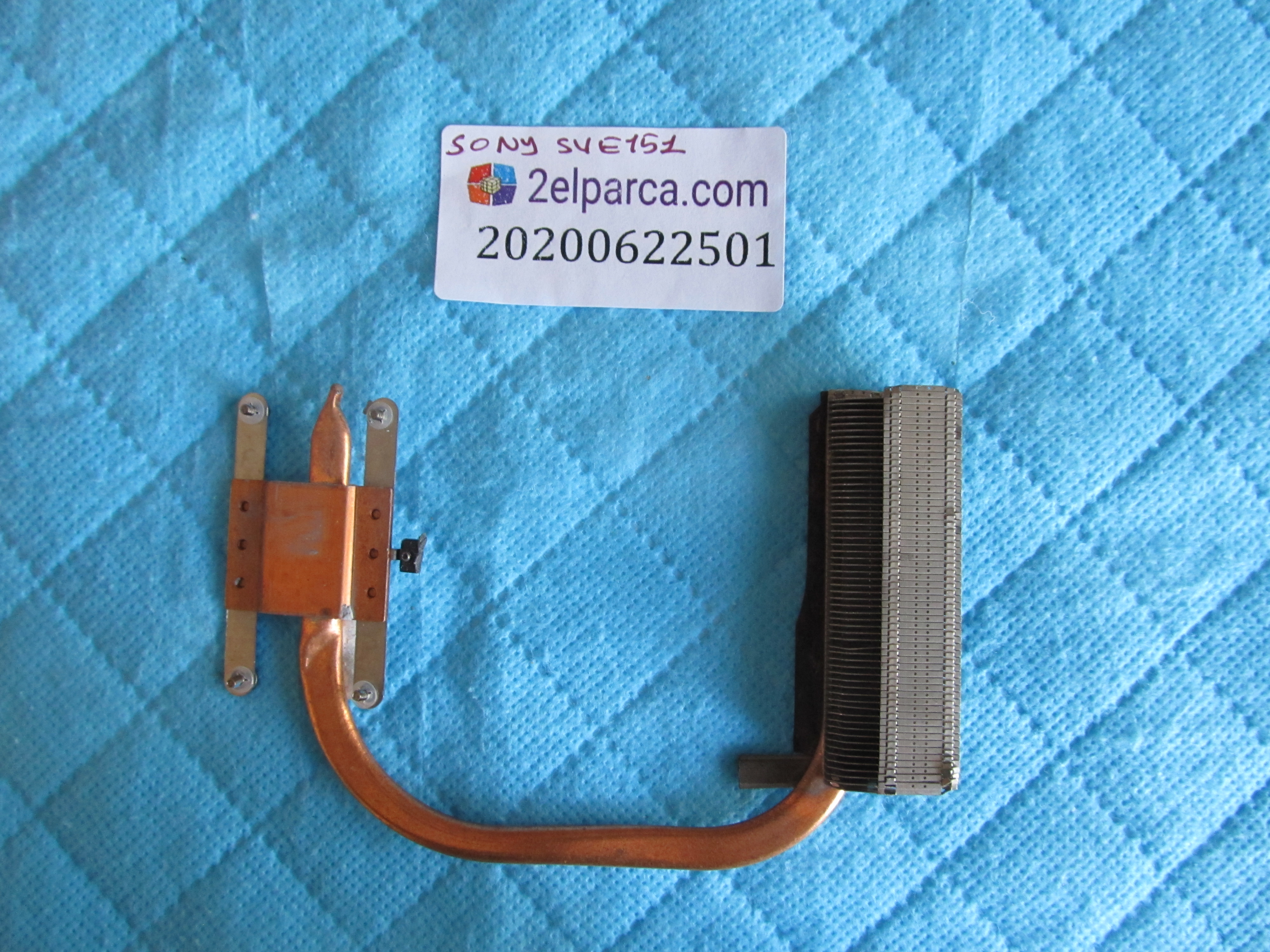 SONY Sony sve151 bakir soğutucu (heatsink) orjinal ürün küçük görsel 2