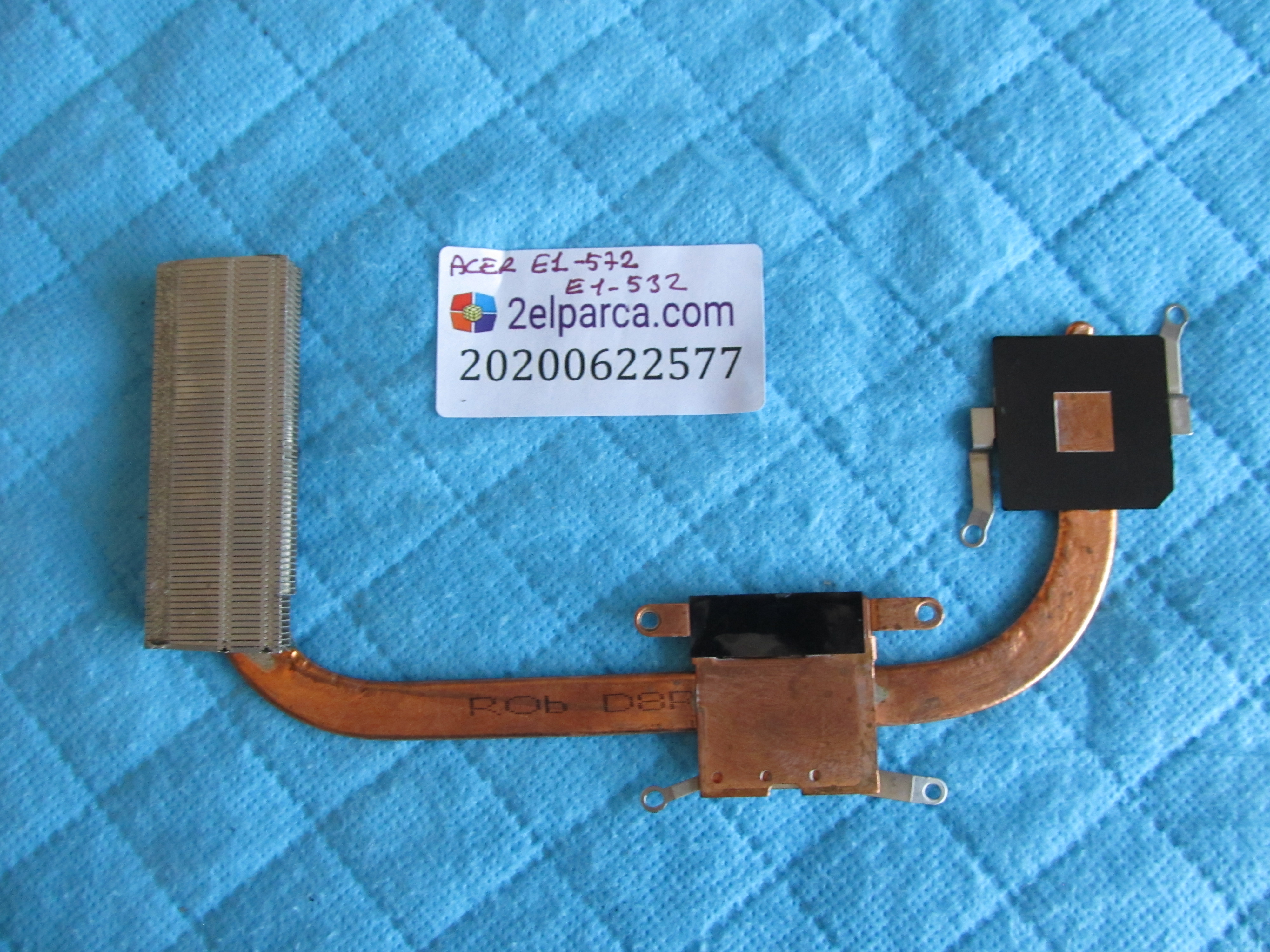 ACER Acer e1-572 e1-532 bakir soğutucu (heatsink) orjinal ürün küçük görsel 2