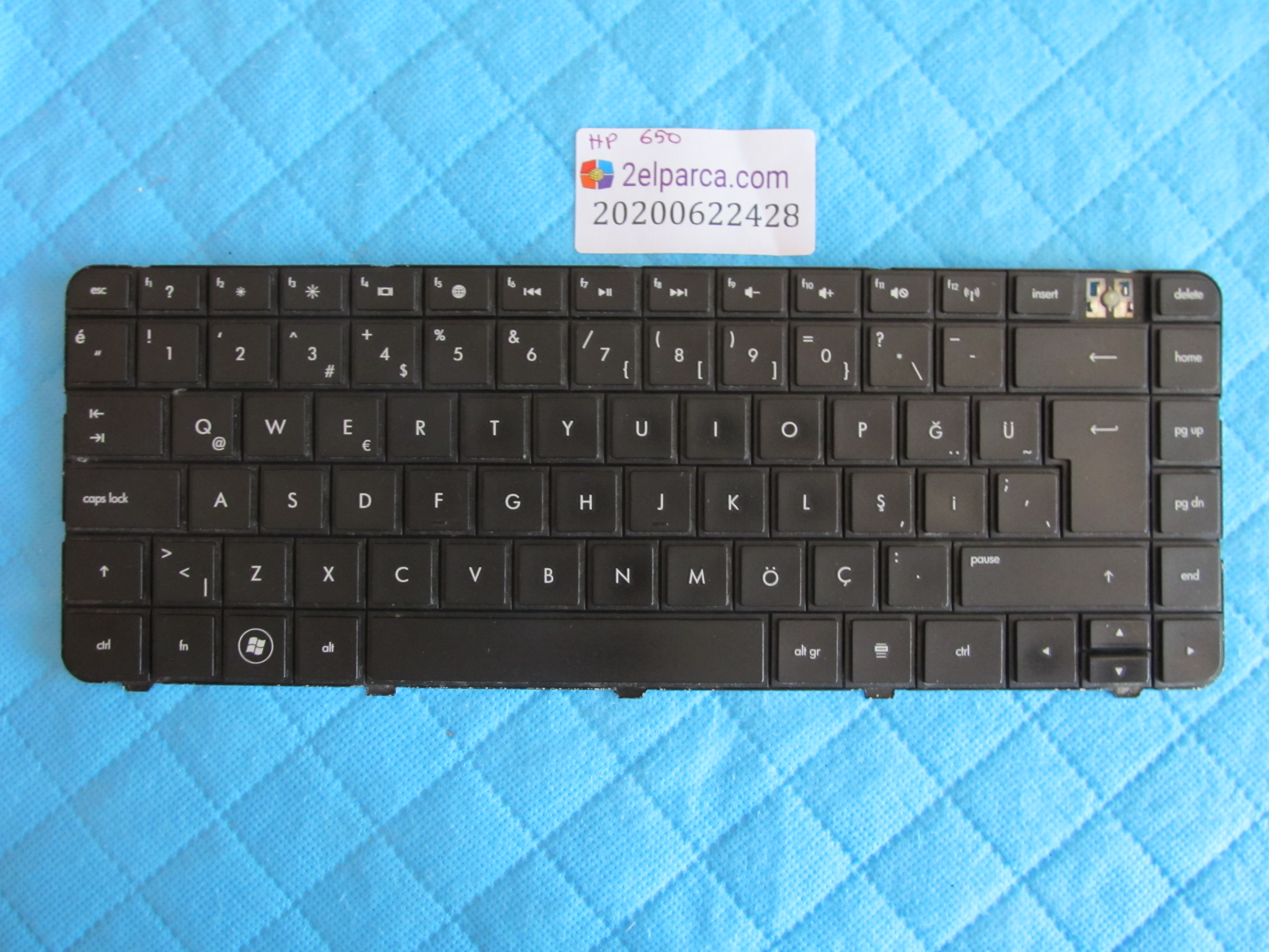 HP Hp 650 klavye tr q (tek tuş eksik) küçük görsel 2