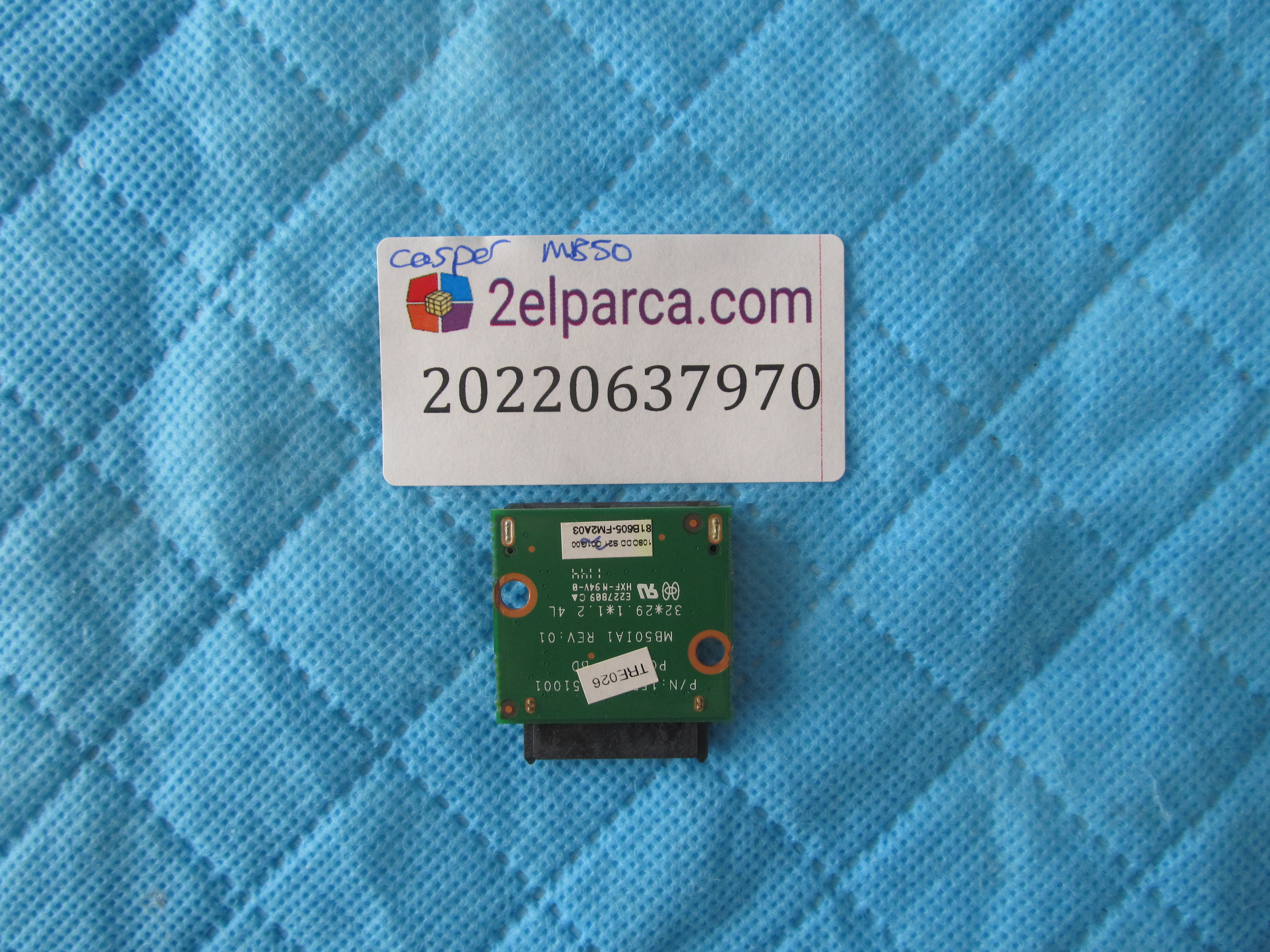 CASPER Casper mb50 dvd uzatici board orjinal ürün küçük görsel 2