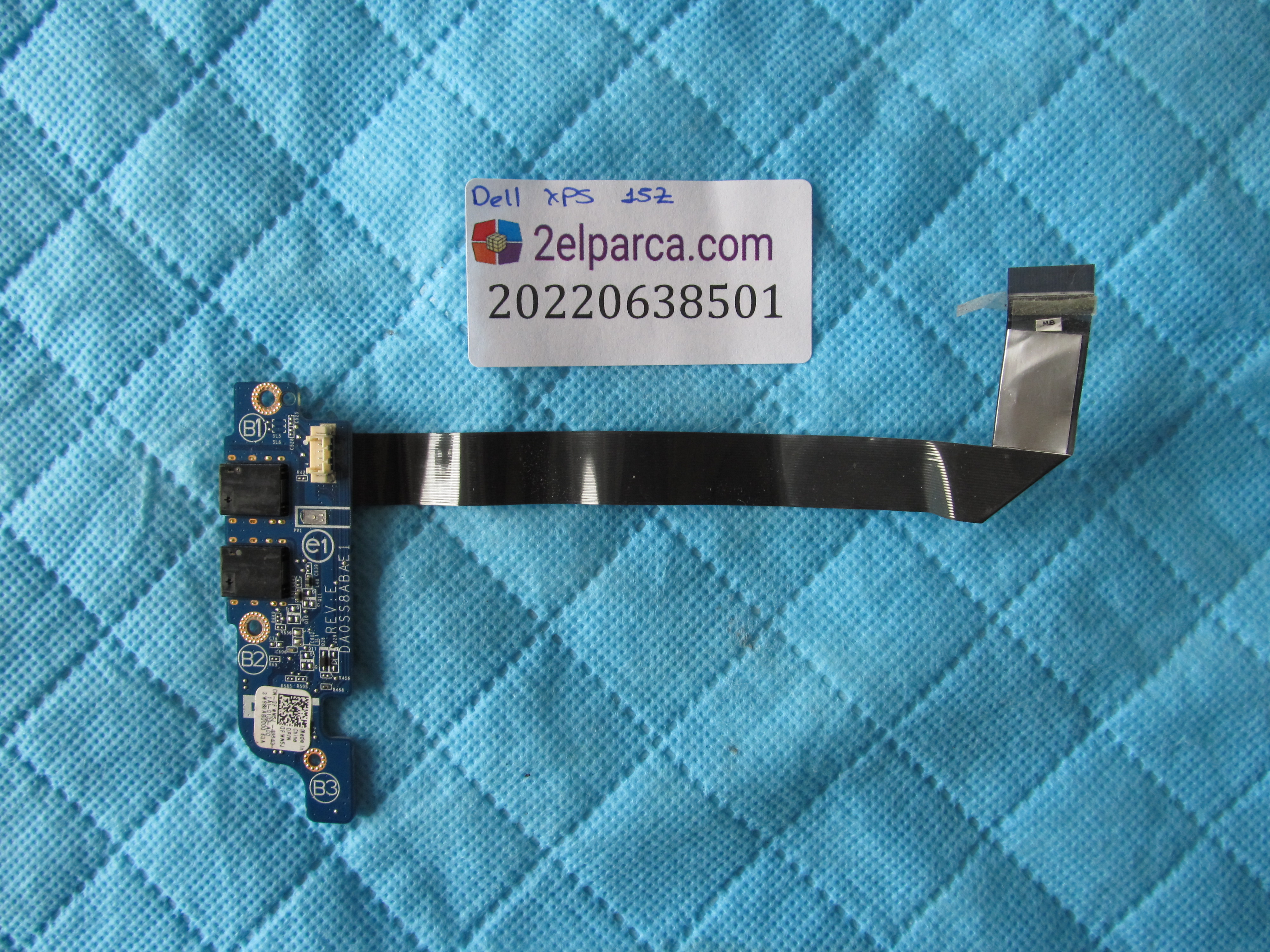 DELL Dell studio xps 15z ses board usb kart flex dahil orjinal ürün küçük görsel 2