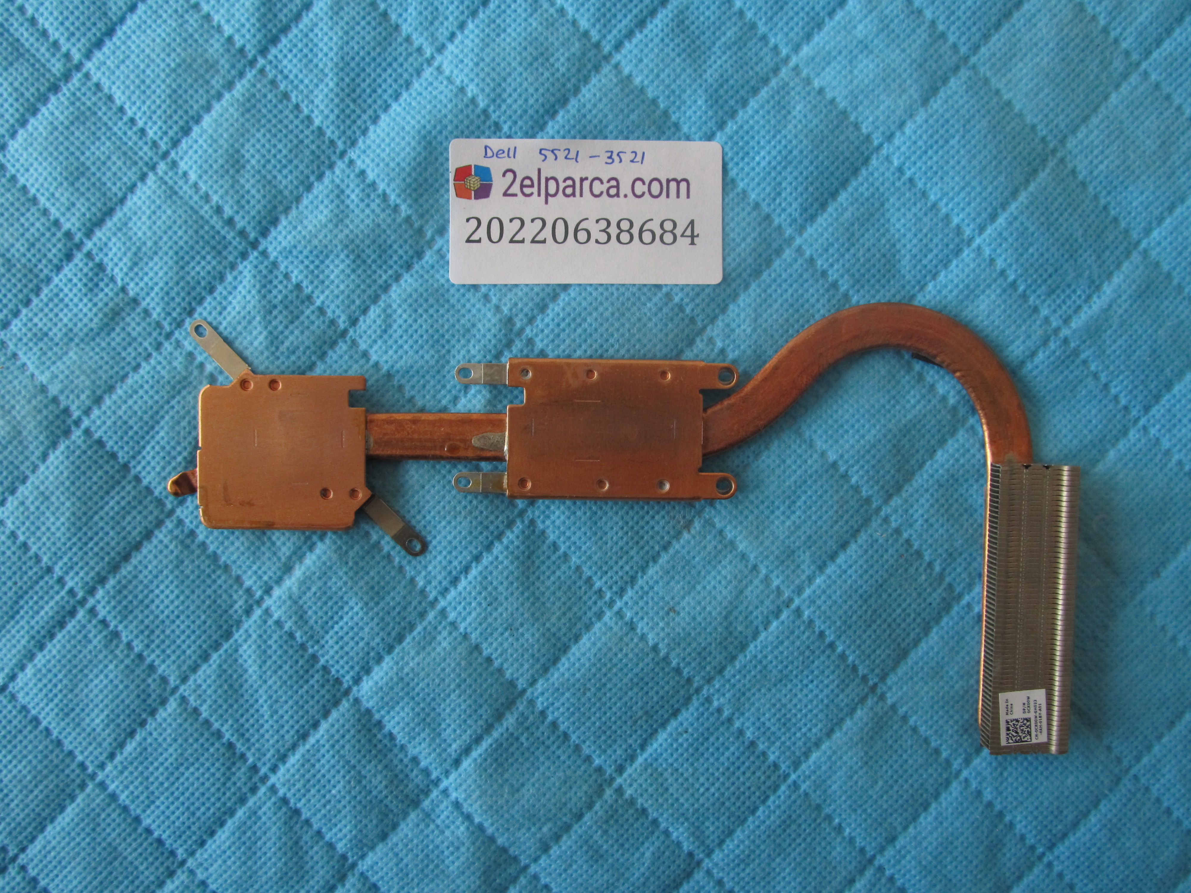DELL Dell 5521 3521 soğutucu bakir orjinal ürün küçük görsel 2