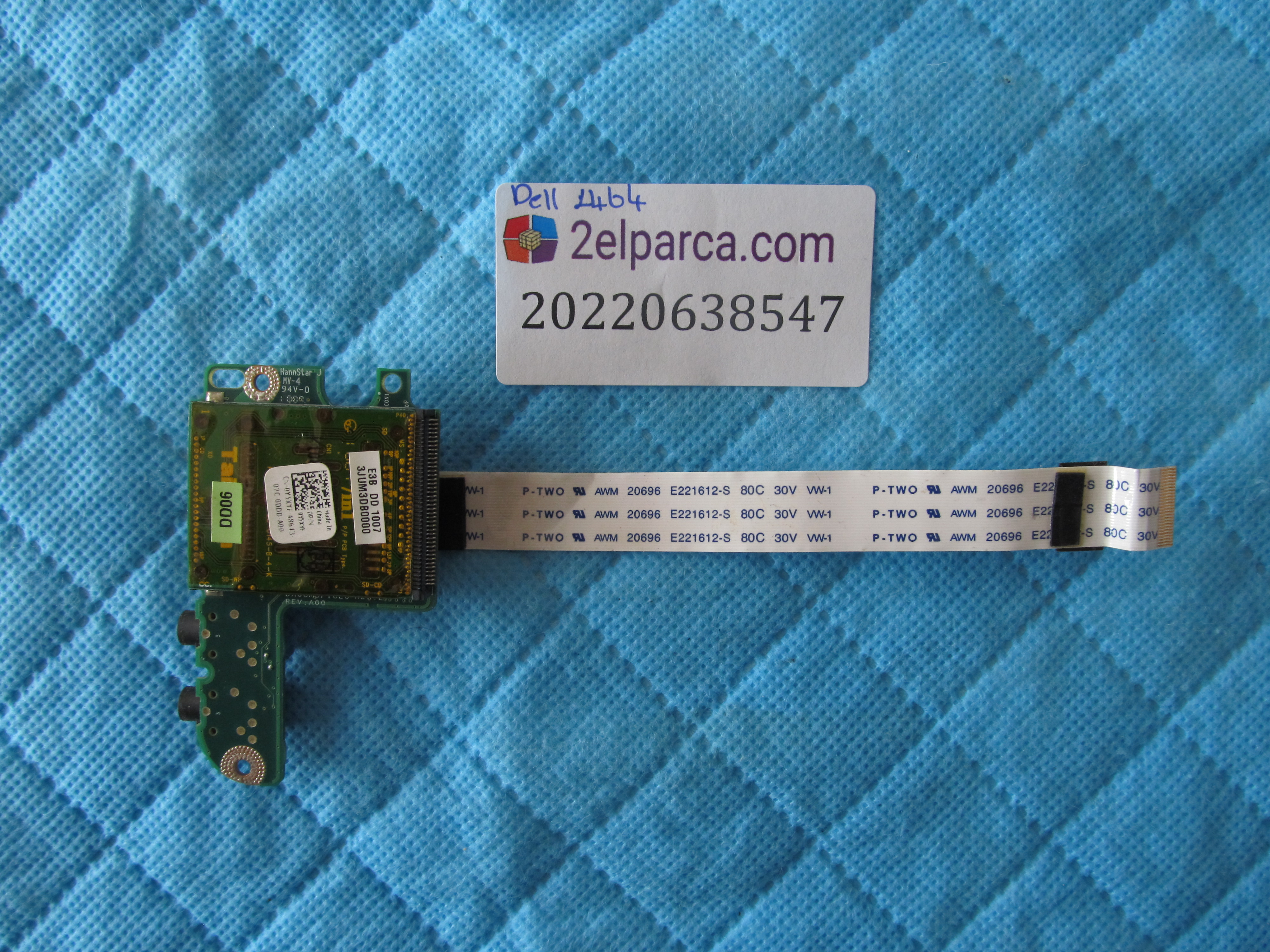 DELL Dell 1464 usb kart ses board flex dahil orjinal ürün küçük görsel 2