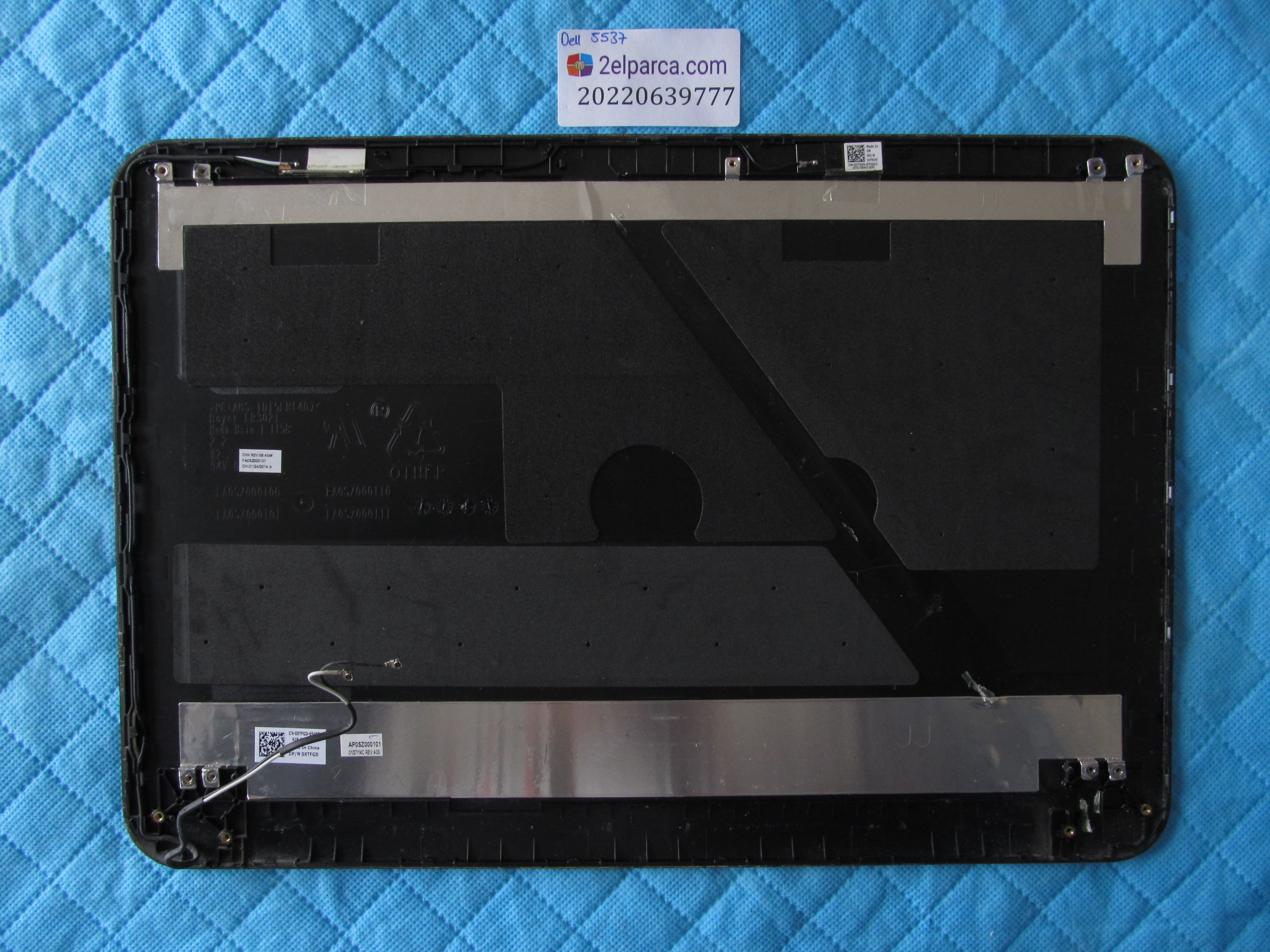 Dell 5537 ekran arka kapak 3537 lcd back cover orjinal ürün