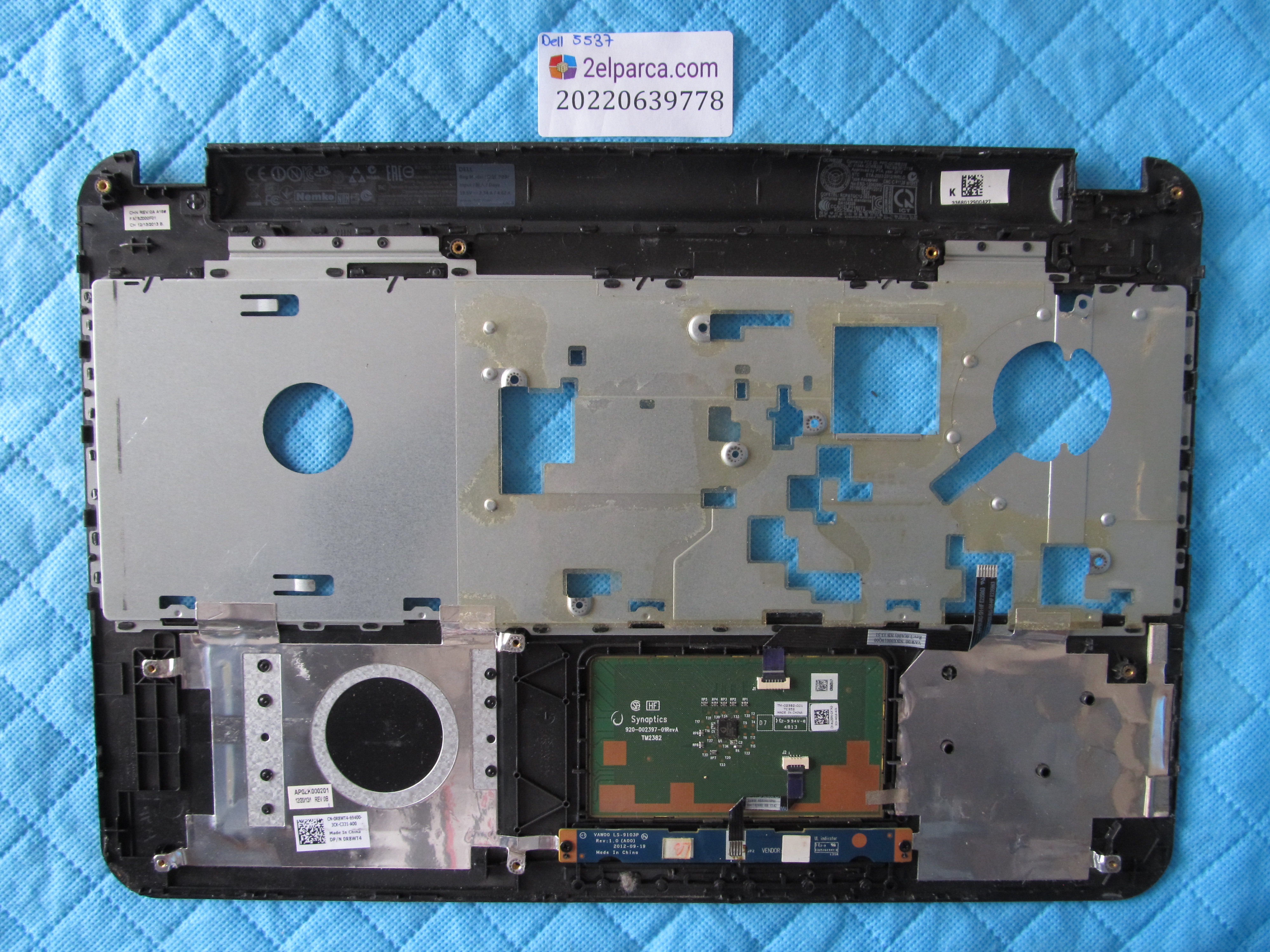 DELL Dell 5537 üst kasa 3537 klavye kasa orjinal ürün küçük görsel 2