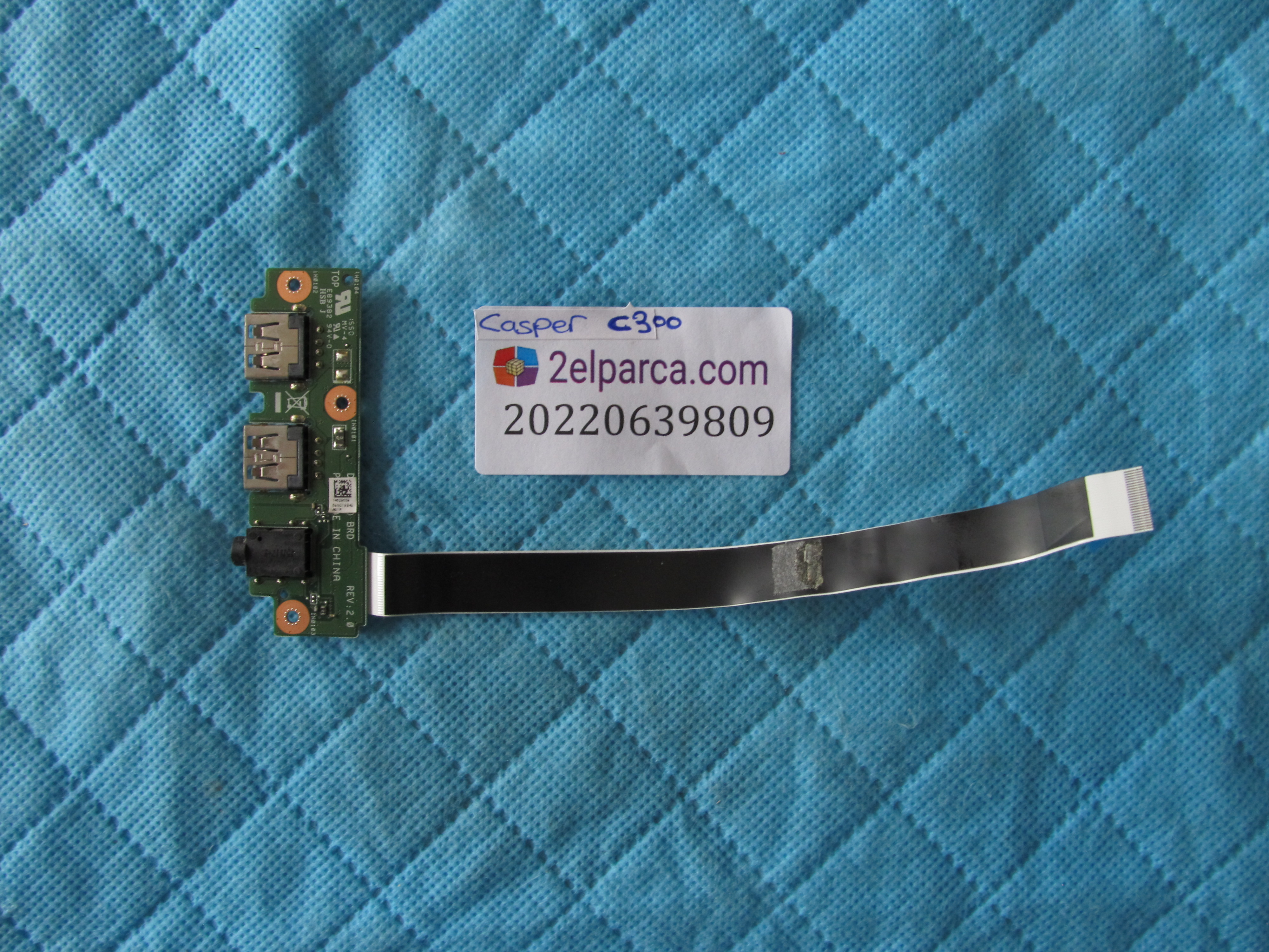 CASPER Casper c300 usb port ses karti flex orjinal ürün küçük görsel 2