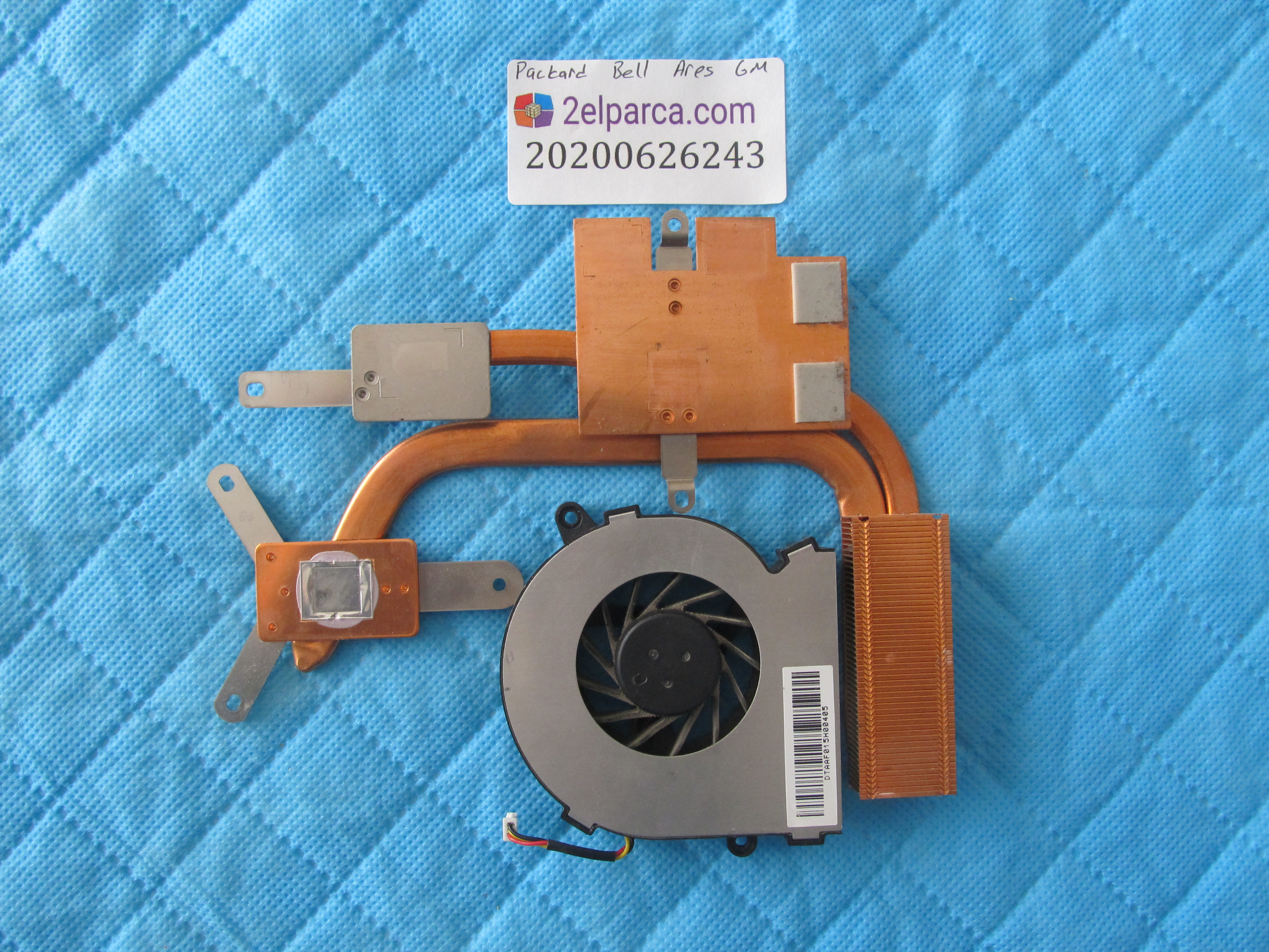 PACKARD BELL Packard bell ares gm fan bakir soğutucu (heatsink) küçük görsel 2