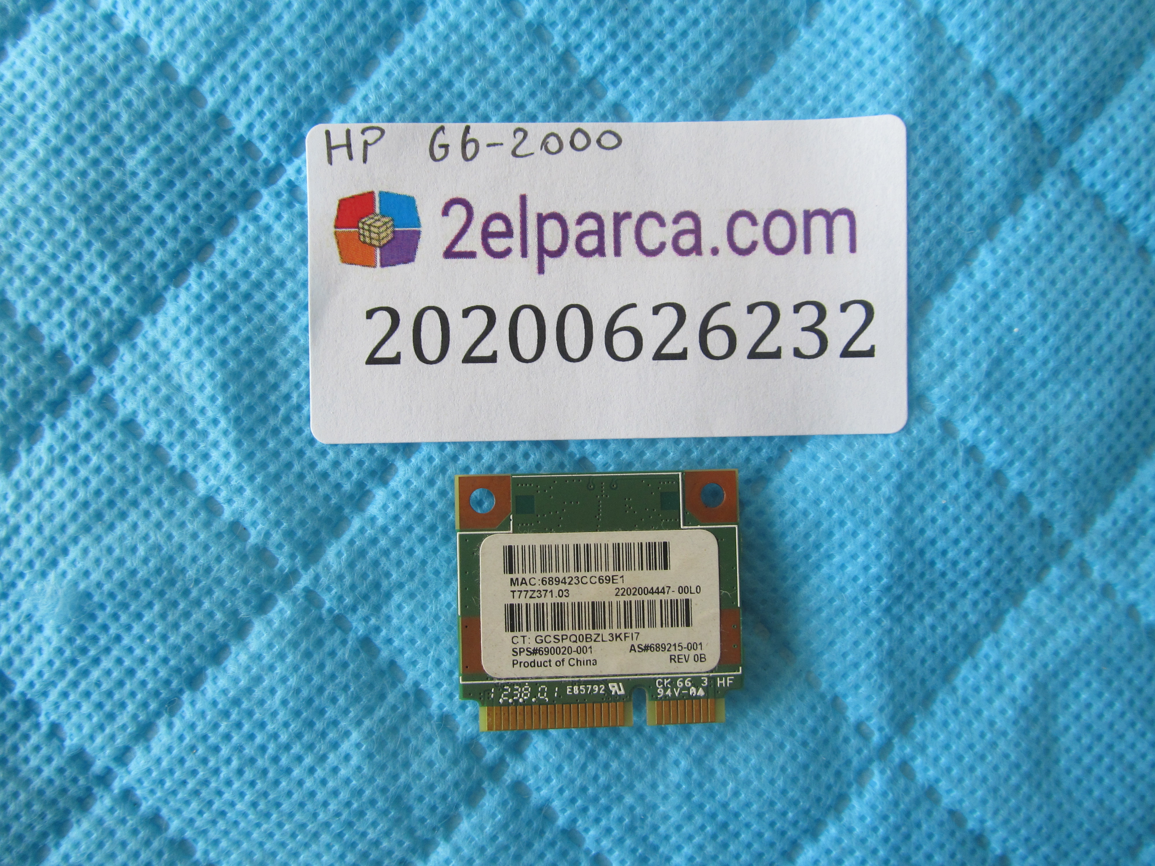 HP Hp g6-2000 wifi kart küçük görsel 2