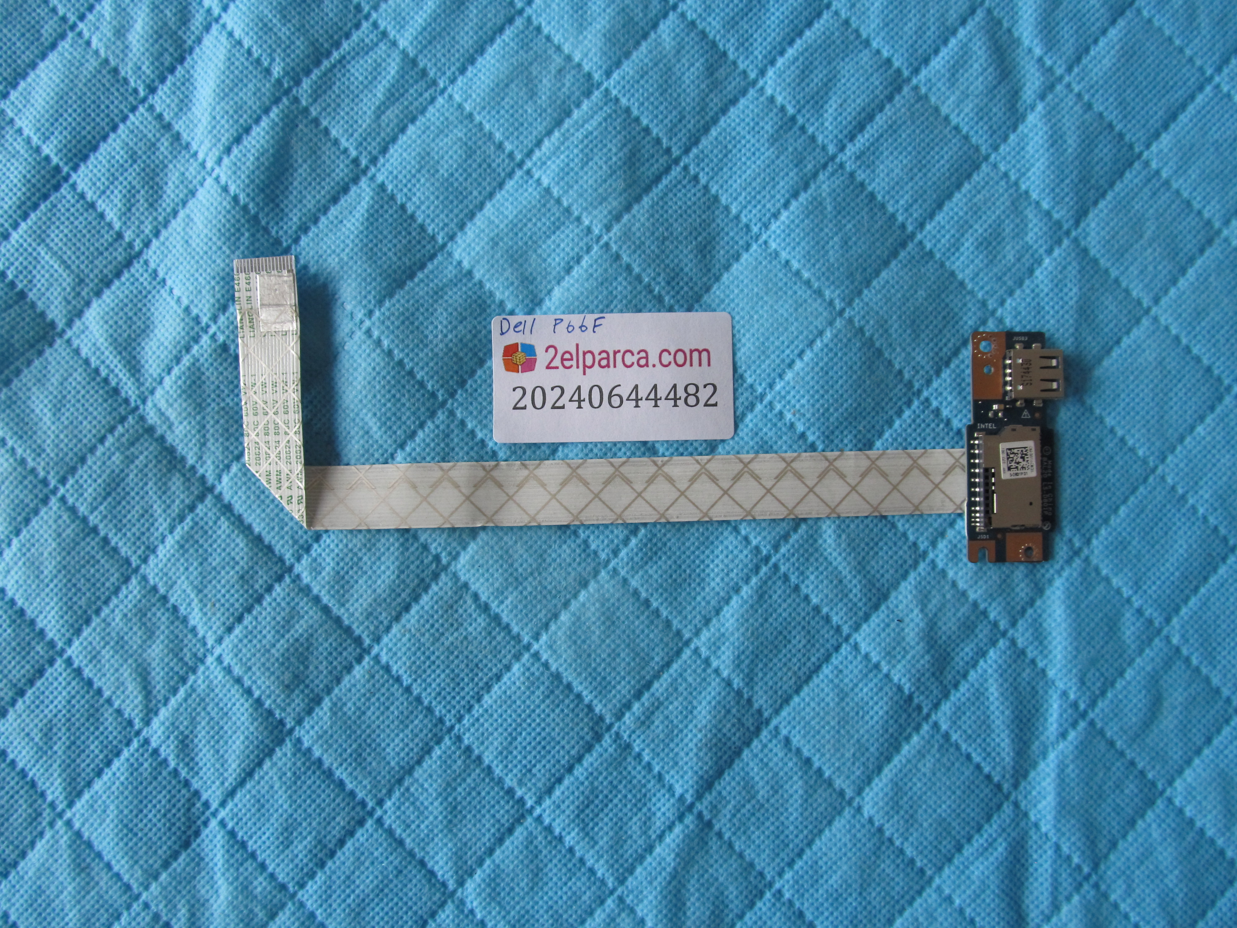 DELL Dell p66f 5565 5567 15-5000 usb ve kart okuyucu board flex orjinal ürün küçük görsel 2