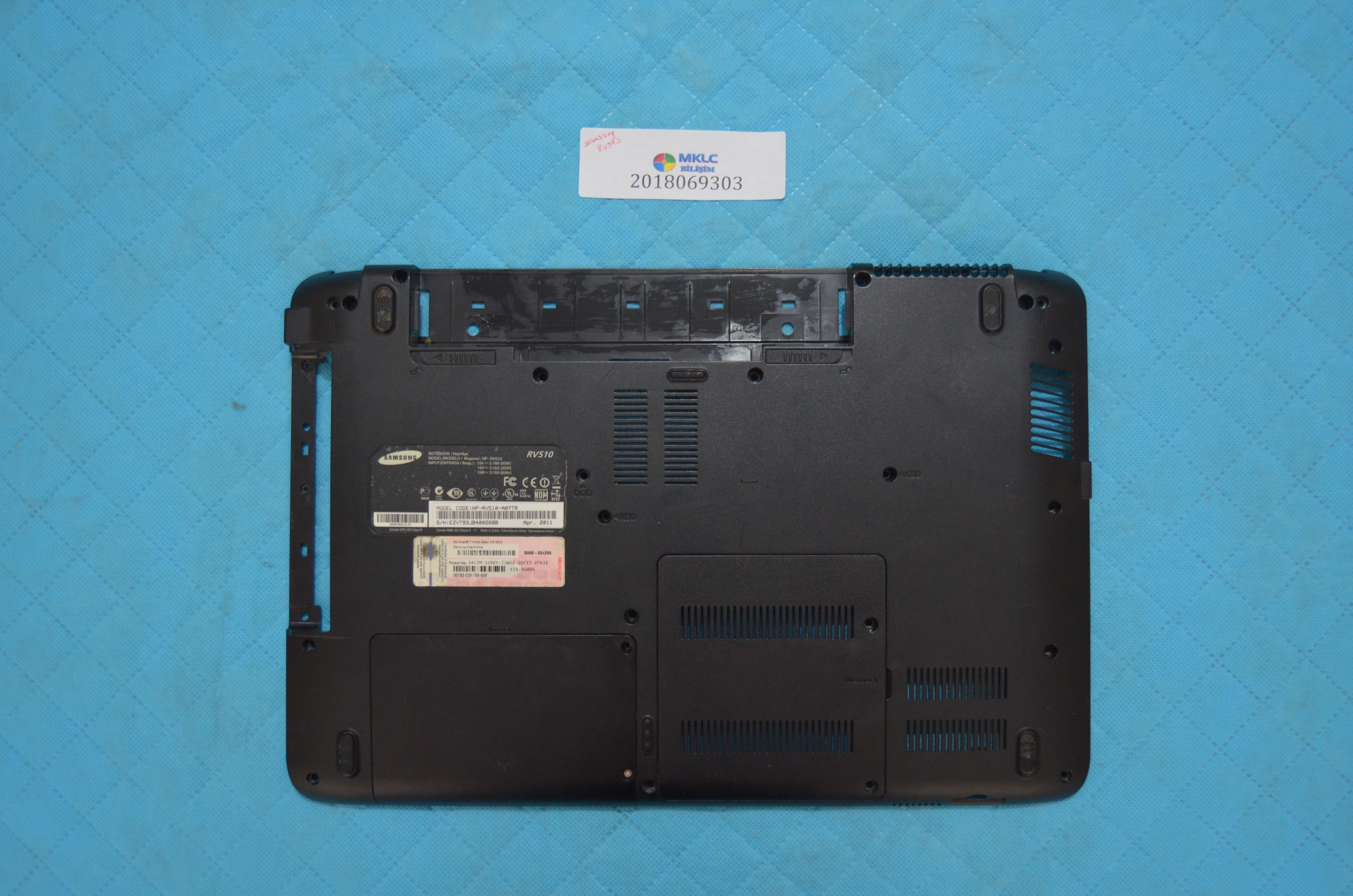 SAMSUNG Samsung rv510 alt kasa orjinal ürün küçük görsel 2