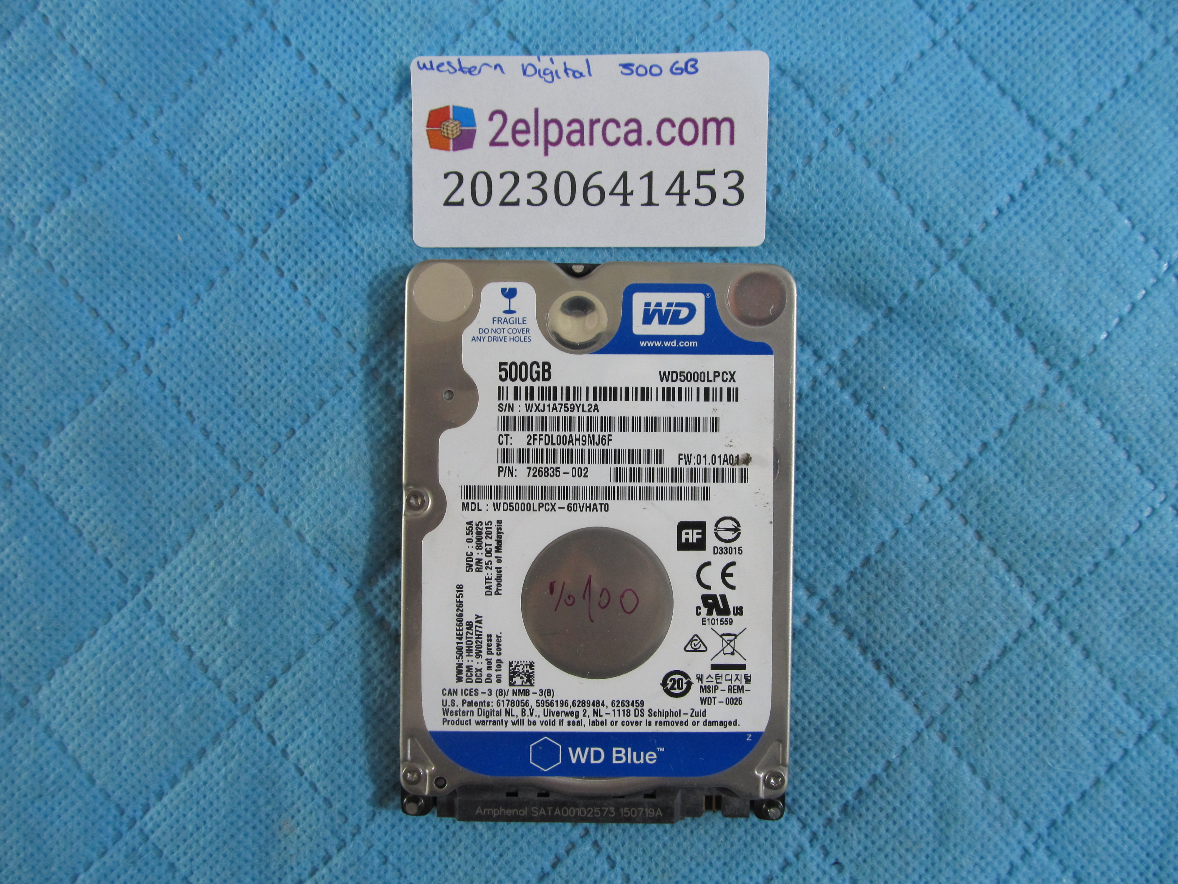 Western digital 500 gb 2.5
