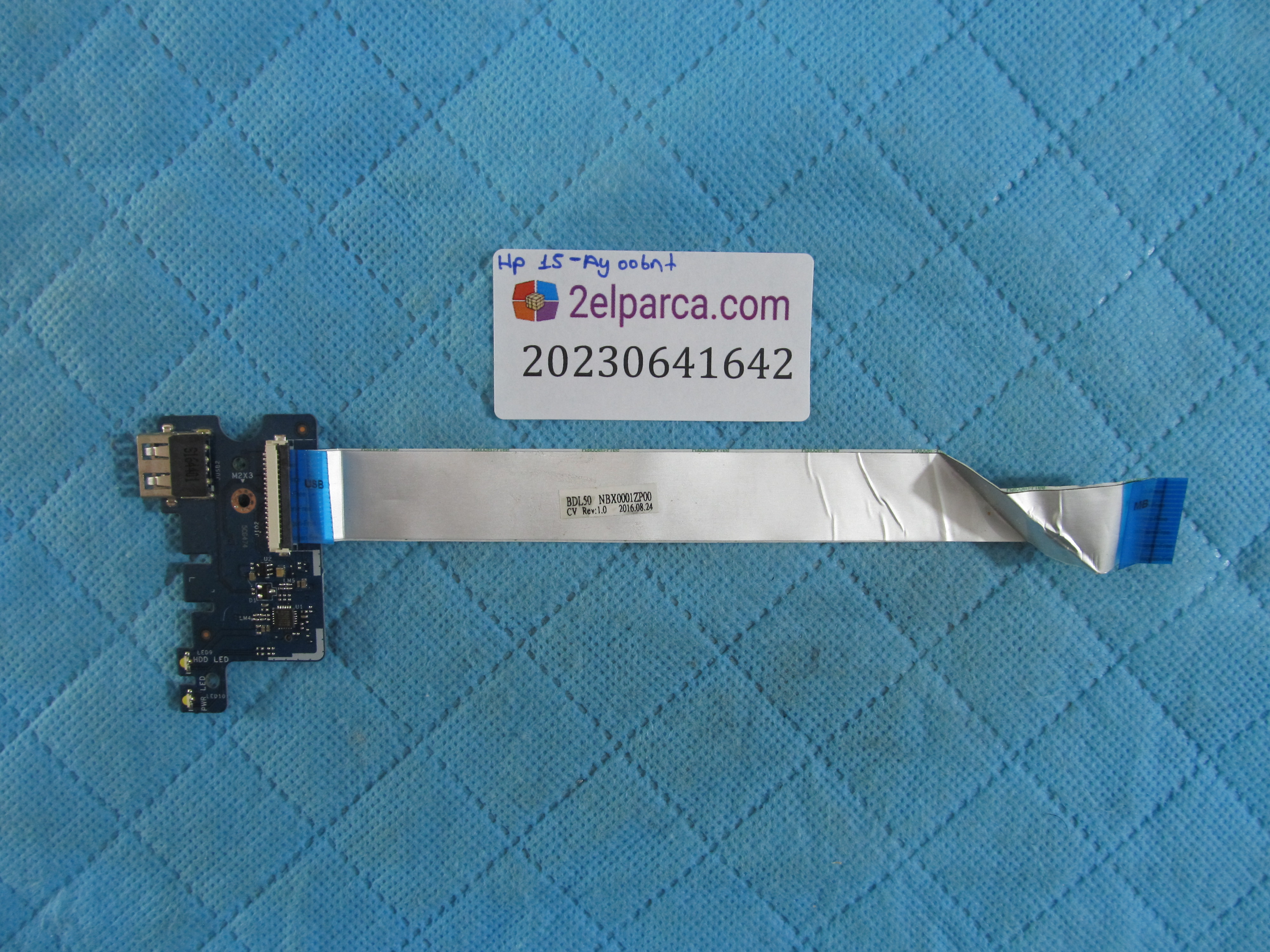 HP Hp 15-ay006nt usb karti ve kart okuyucu flex orjinal ürün küçük görsel 2