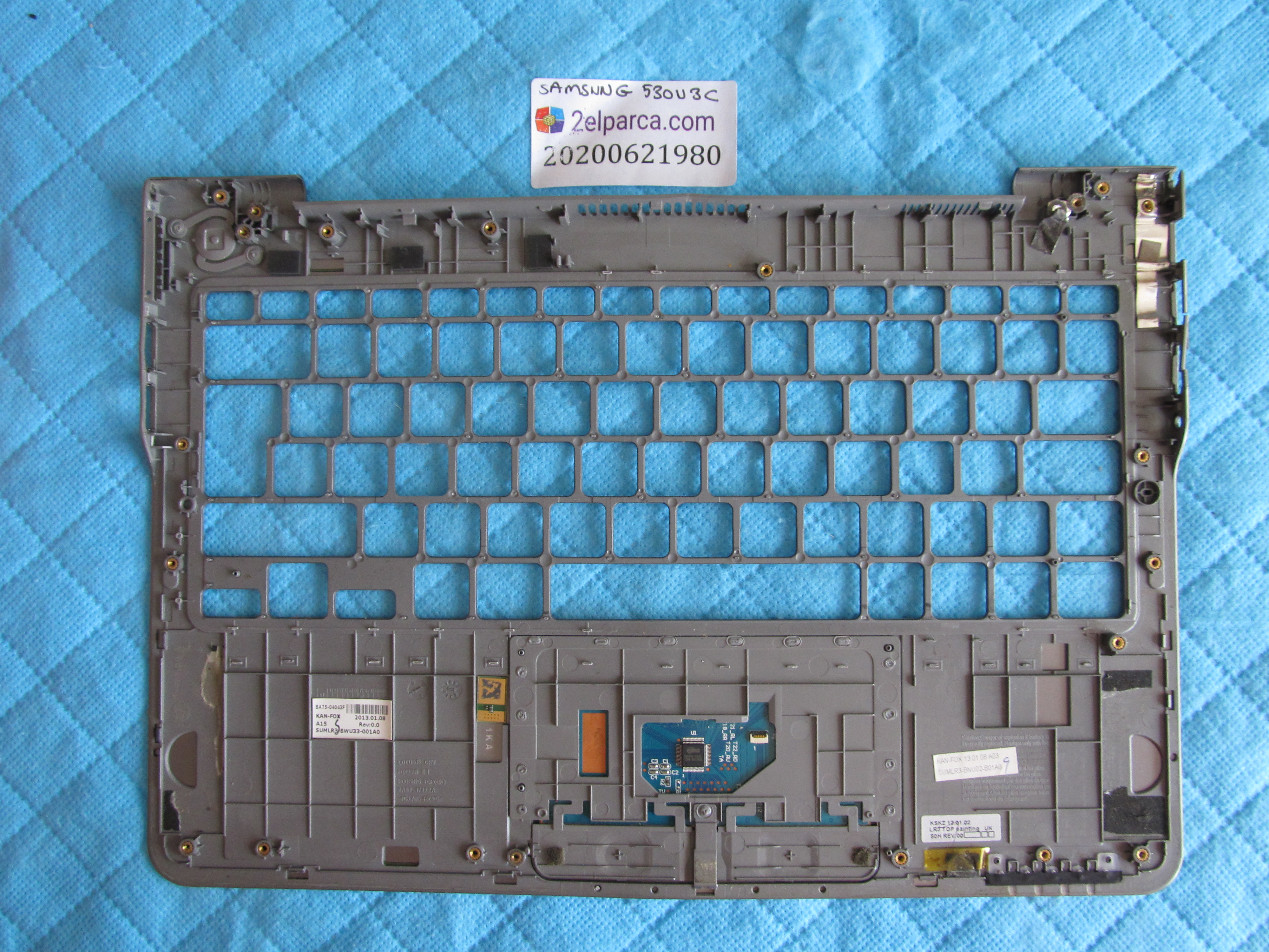 SAMSUNG Samsung 530u3c üst kasa klavye kasasi orjinal ürün küçük görsel 2