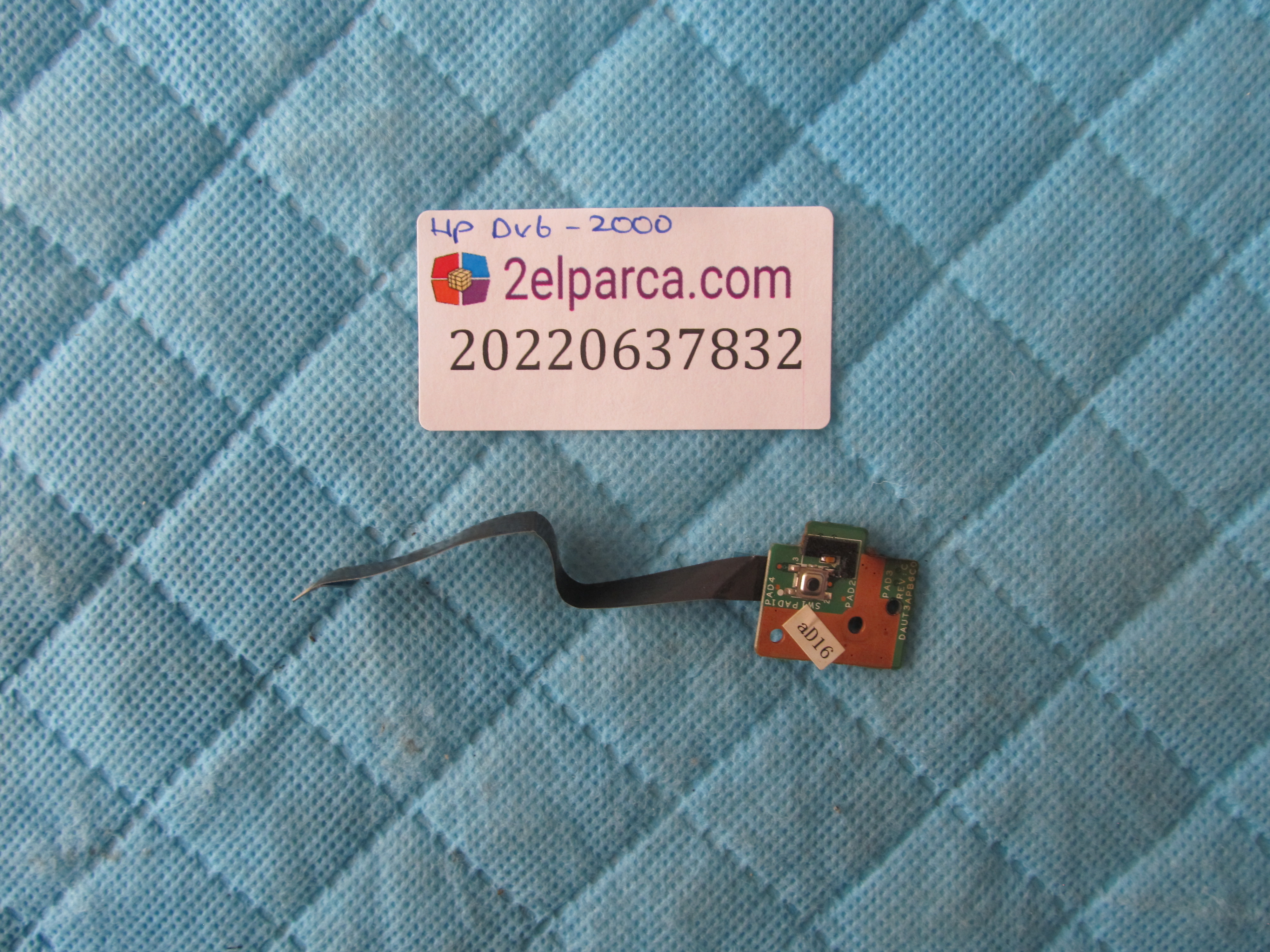 Hp dv6-2000 tetik karti ve flex orjinal ürün