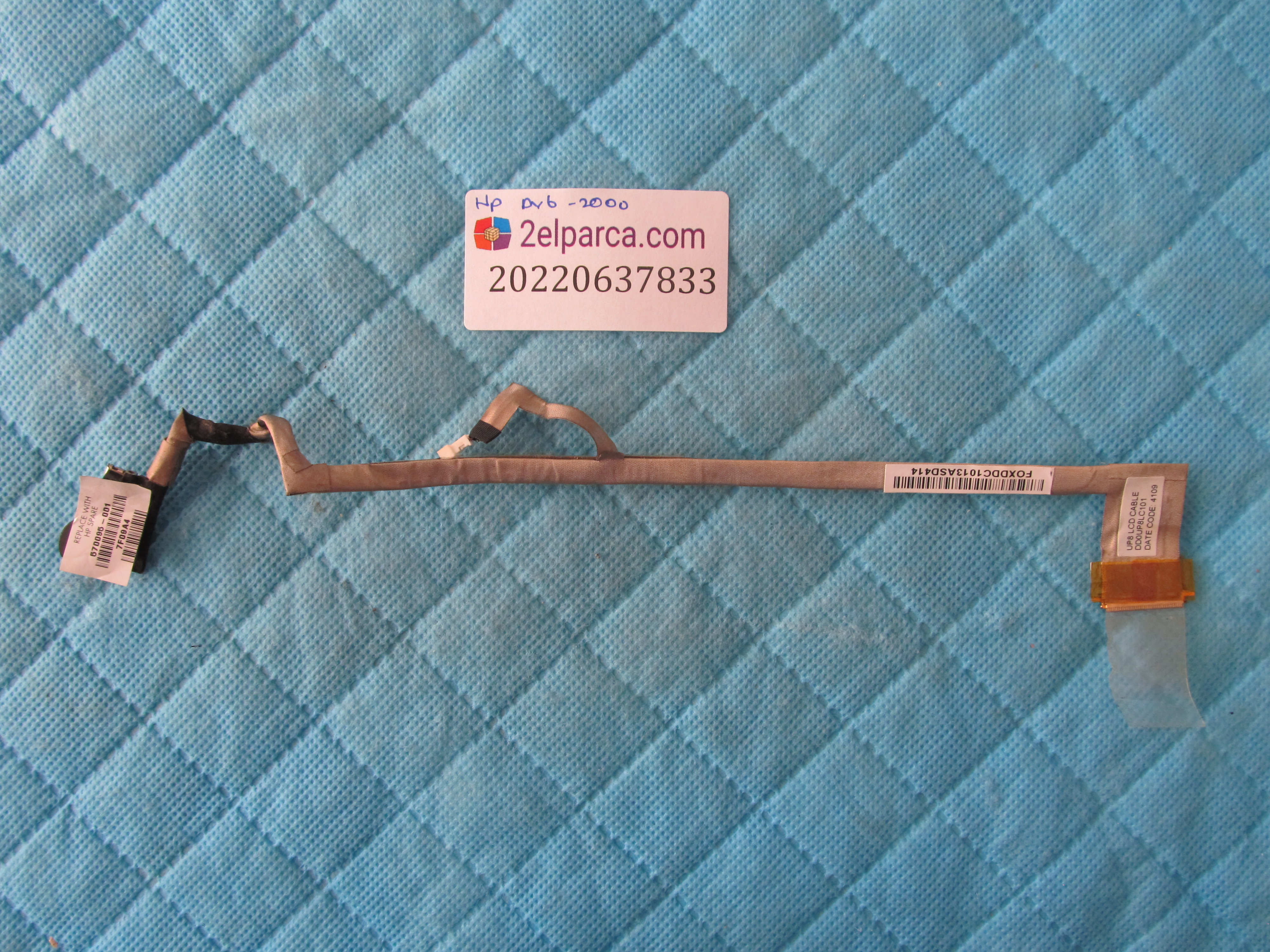 Hp dv6-2000 led data kablo orjinal ürün