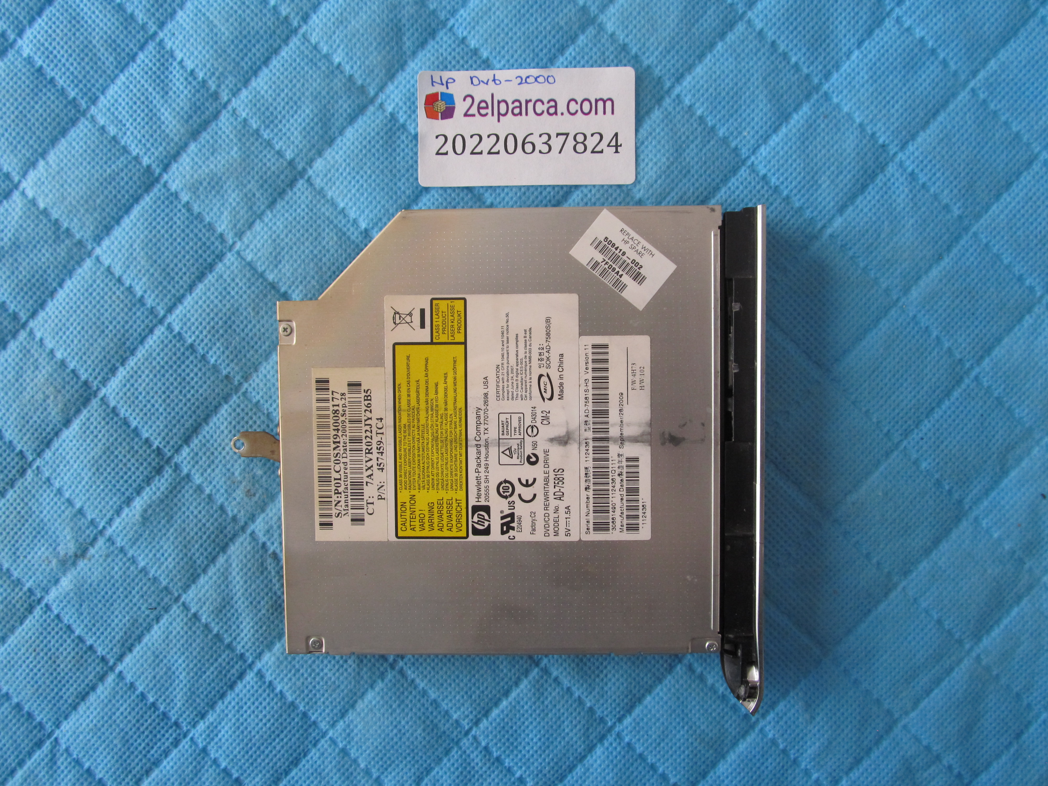 HP Hp dv6-2000 dvd sürücü orjinal ürün küçük görsel 2