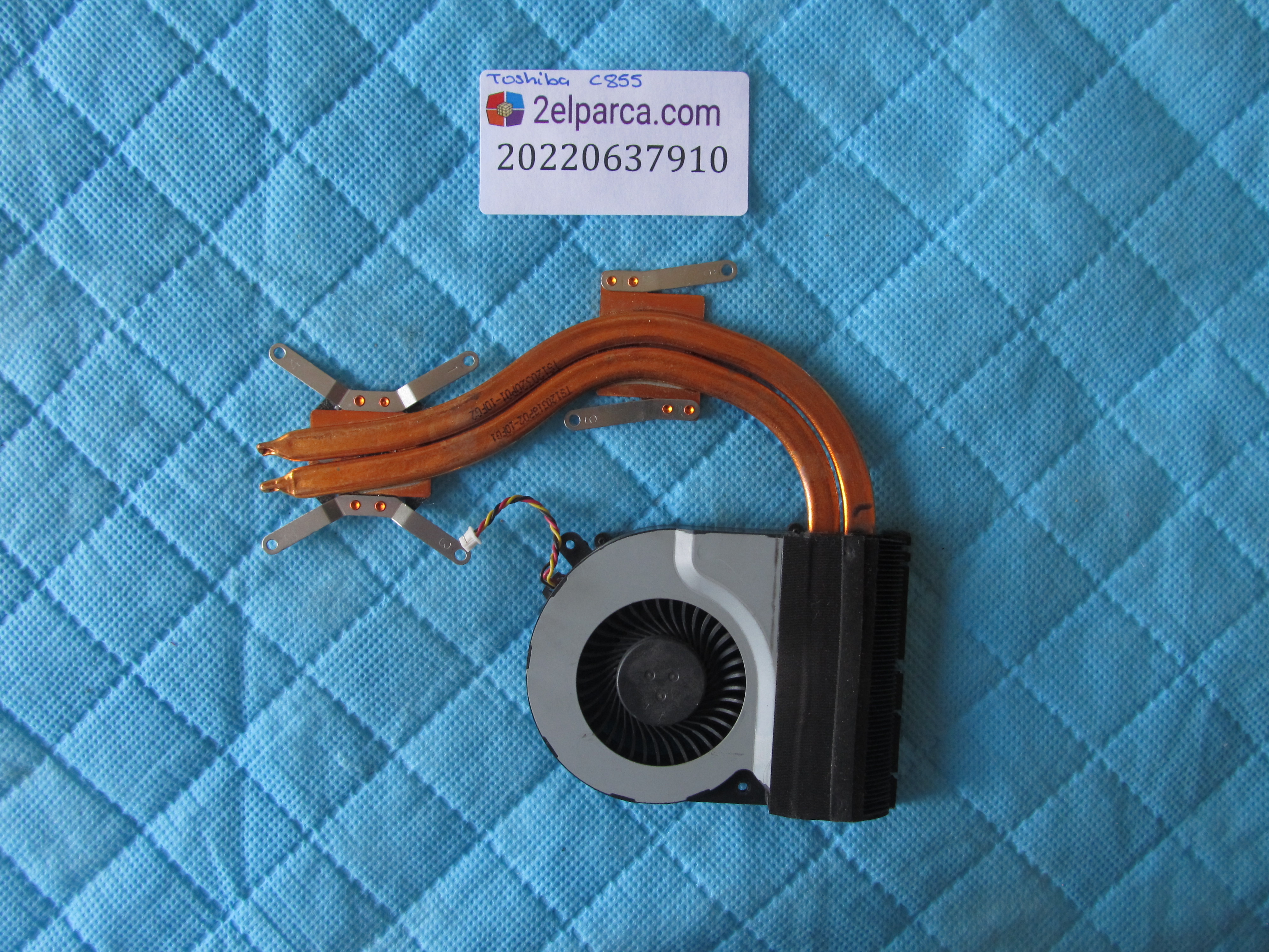 Toshiba c855 fan bakir soğutucu (heatsink) orjinal ürün