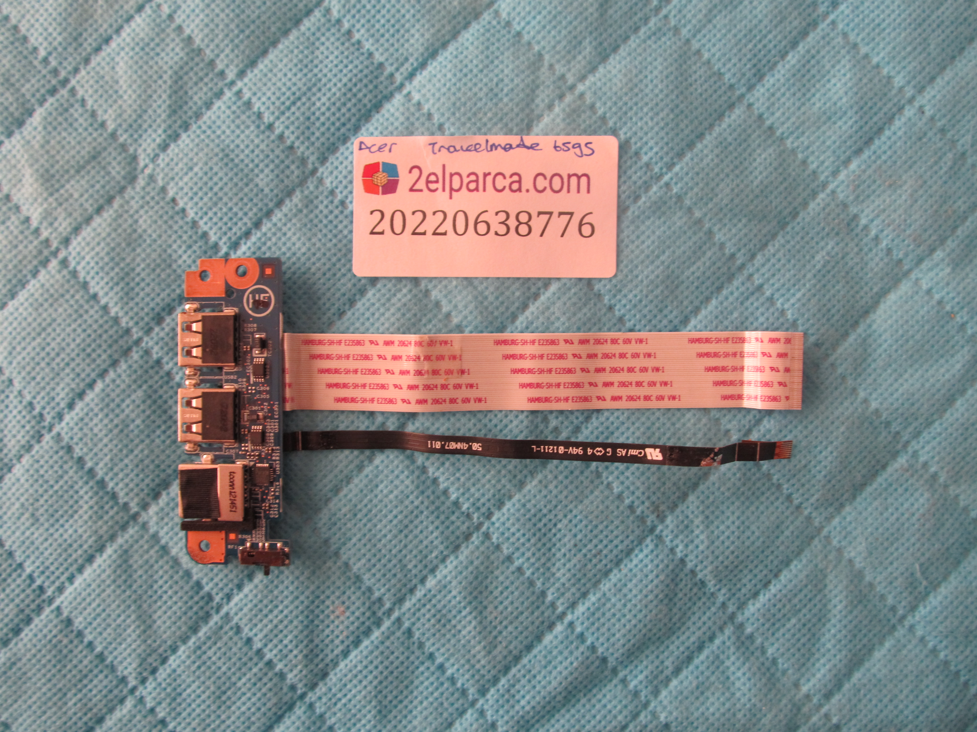 ACER Acer travelmate 6995 usb board ve flex orjinal ürün küçük görsel 2