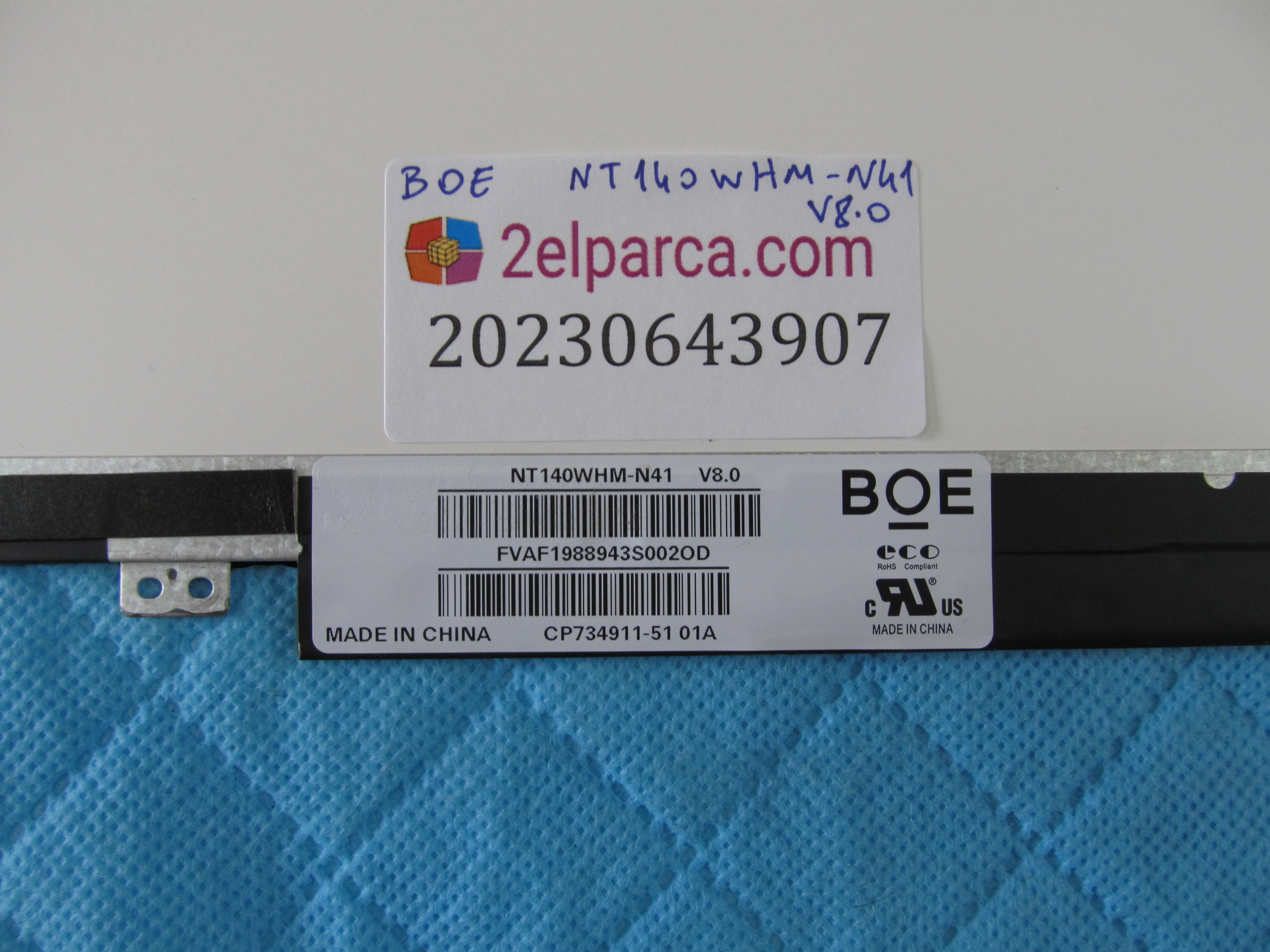 BOE Nt140whm-n41 v8.0 ekran 14 küçük görsel 2