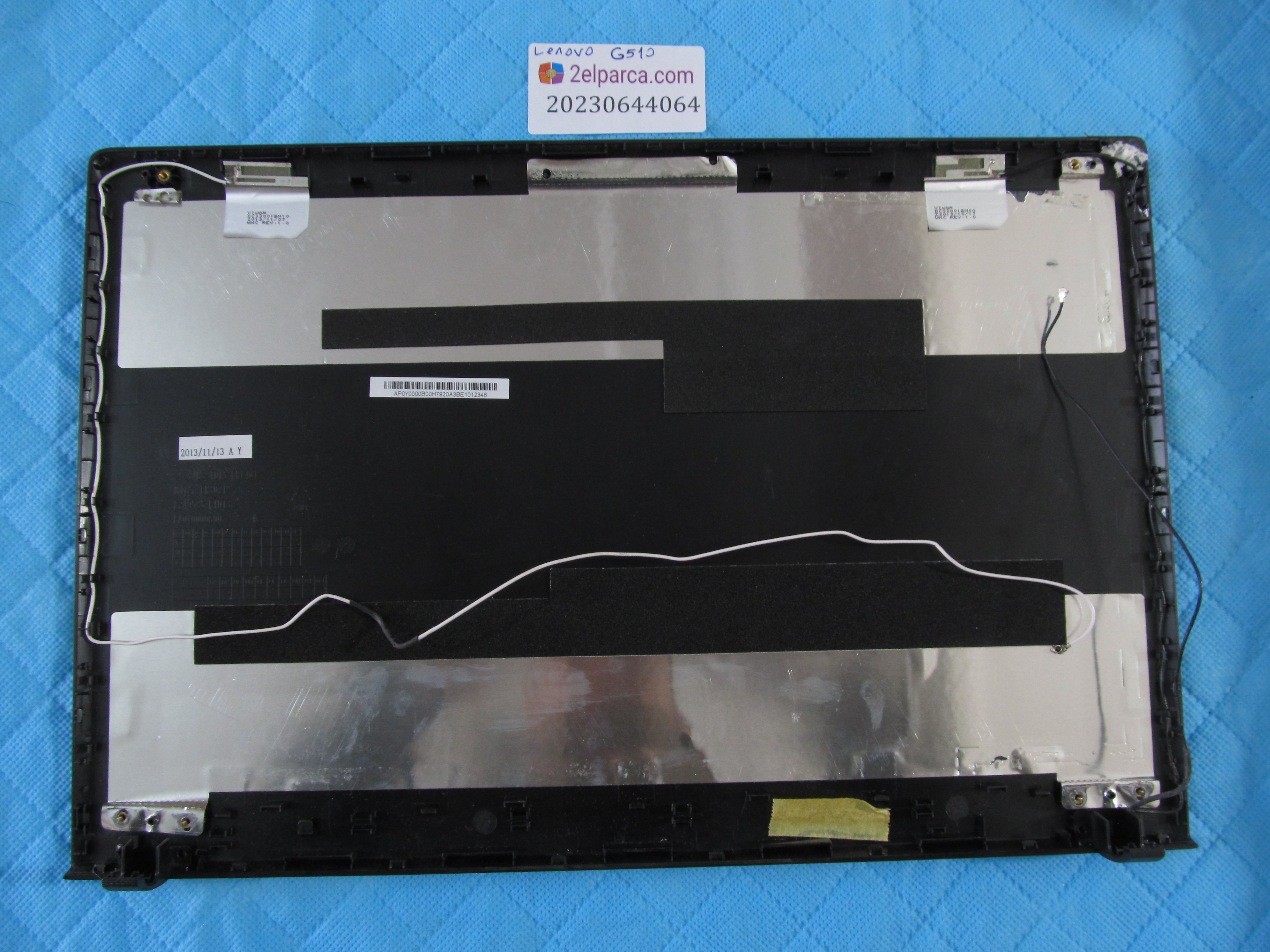 LENOVO Lenovo g510 arka kapak lcd back cover orjinal ürün (sağ üst köşesinde ufak onarim var) küçük görsel 2