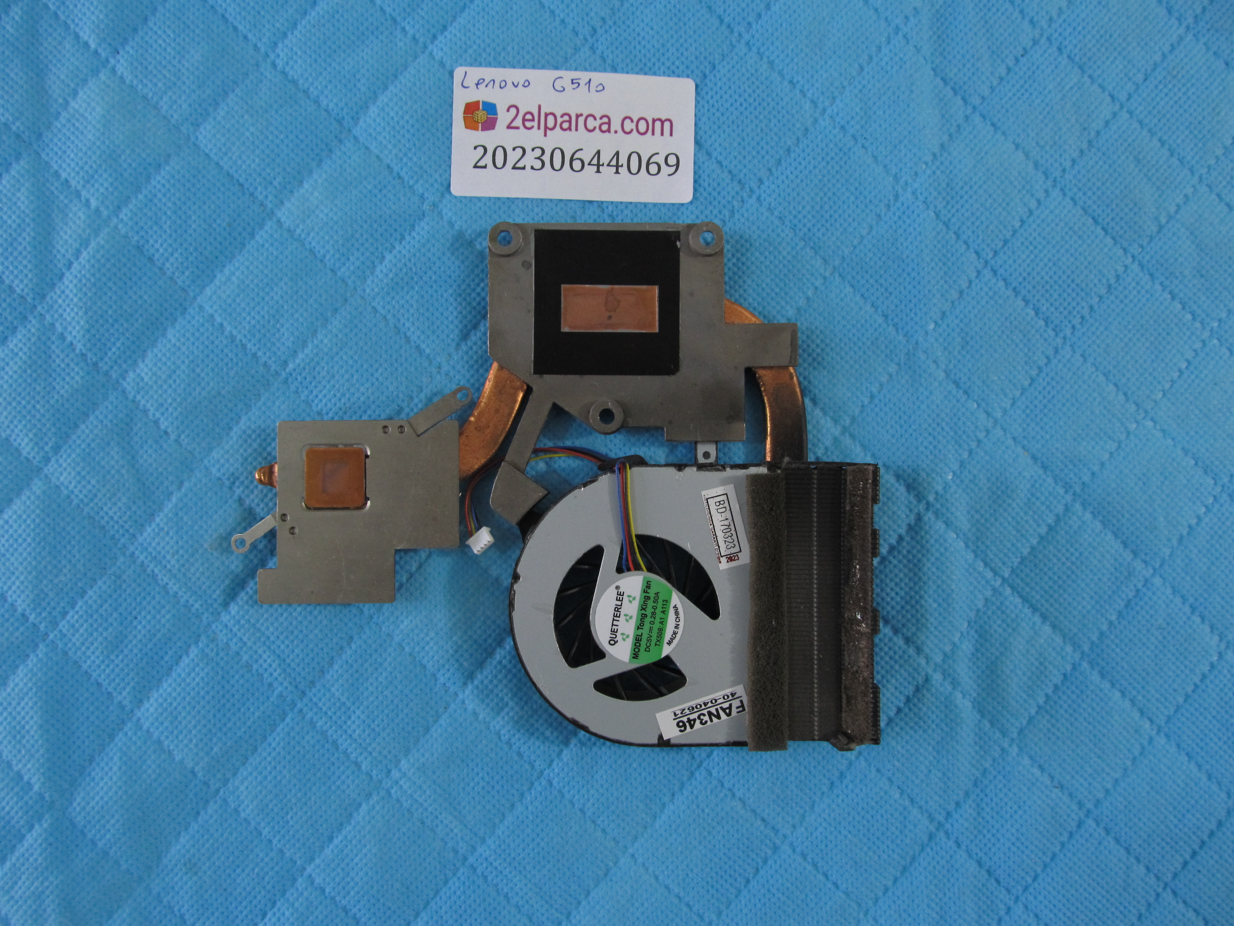 LENOVO Lenovo g510 fan bakir soğutucu (heatsink) orjinal ürün küçük görsel 2