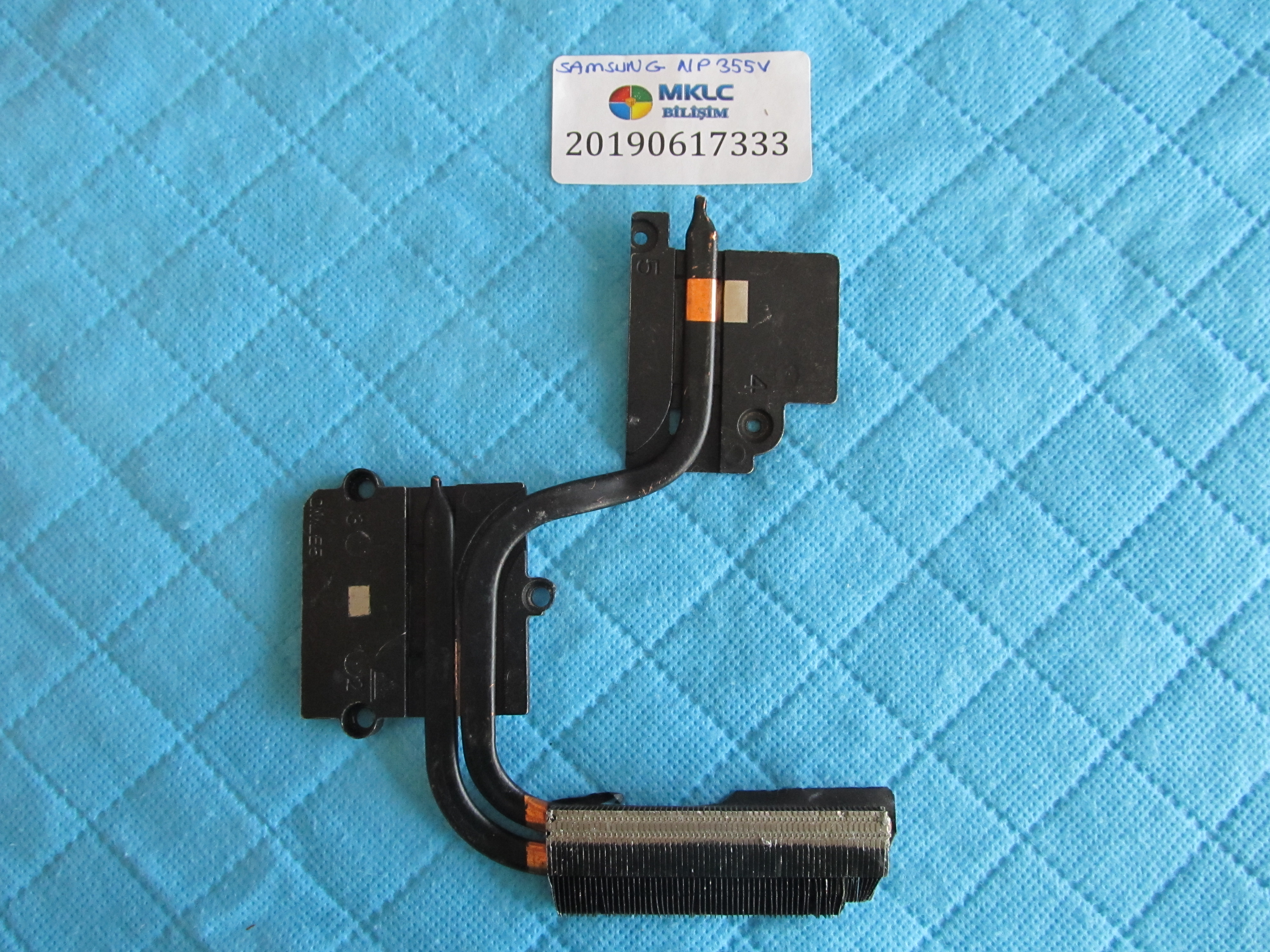 SAMSUNG Samsung np355v bakir soğutucu (heatsink) orjinal ürün küçük görsel 2