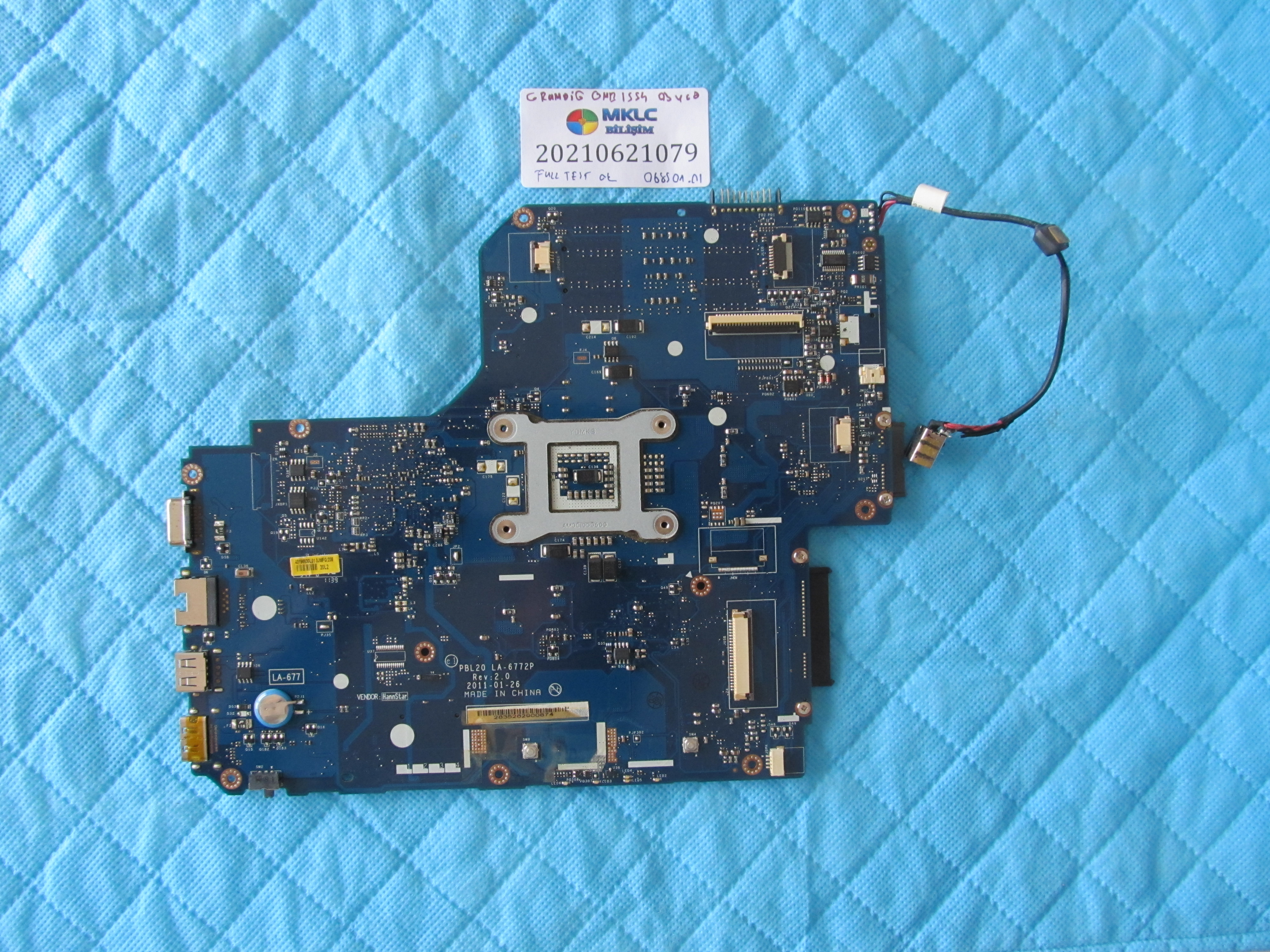 GRUNDİG Grundig gnb1554 anakart la-6772p 2.nesil ob ekran kartli anakart küçük görsel 2