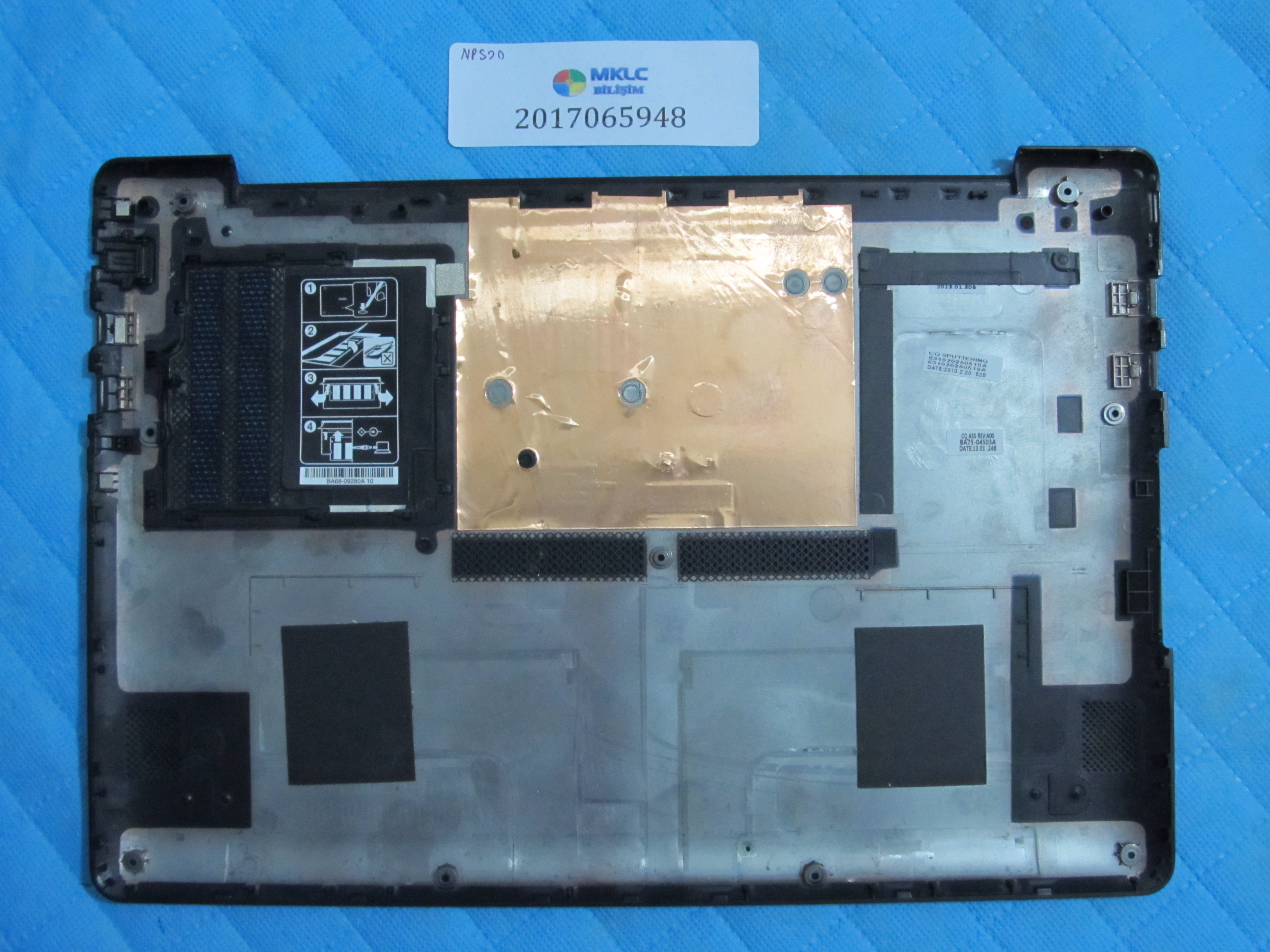 SAMSUNG Samsung np530u4e alt kasa orjinal küçük görsel 2