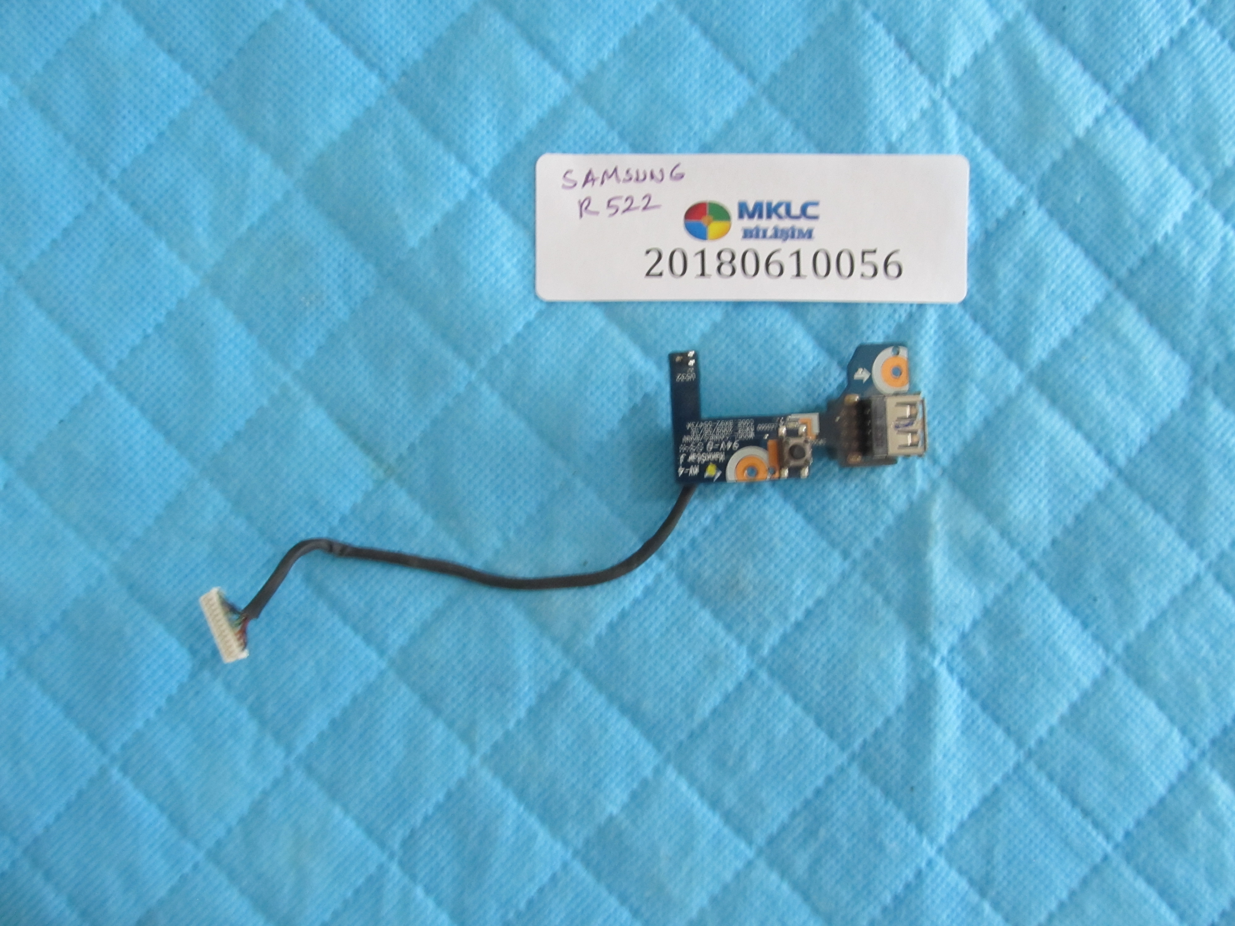 Samsung r522 usb port flex ve tetik karti