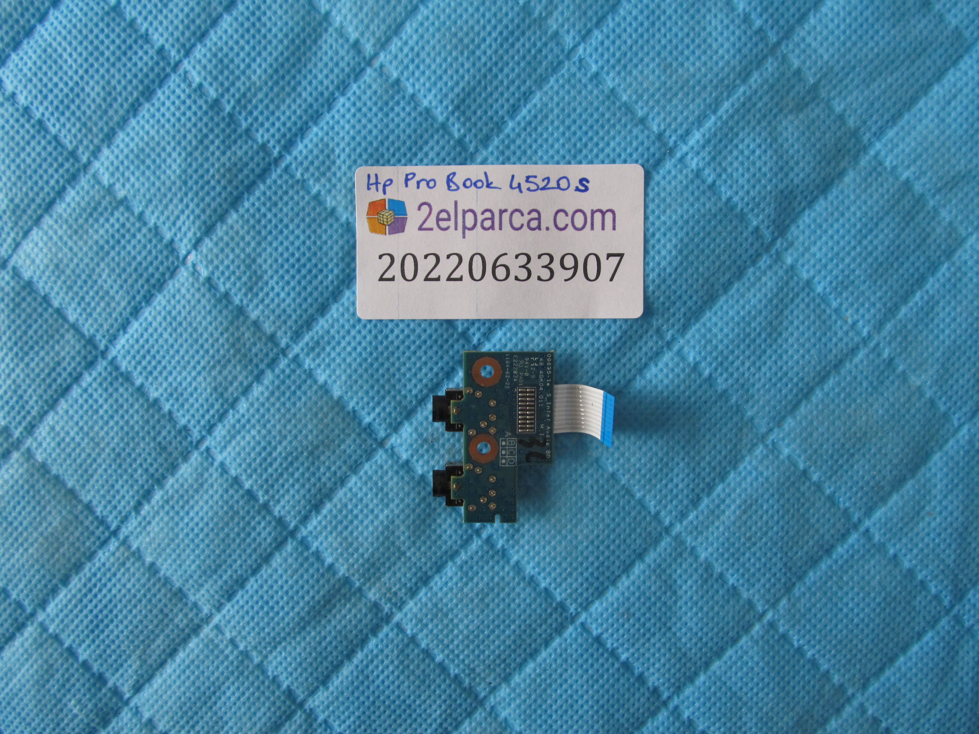 HP Hp probook 4520s ses board flex orjinal ürün küçük görsel 2