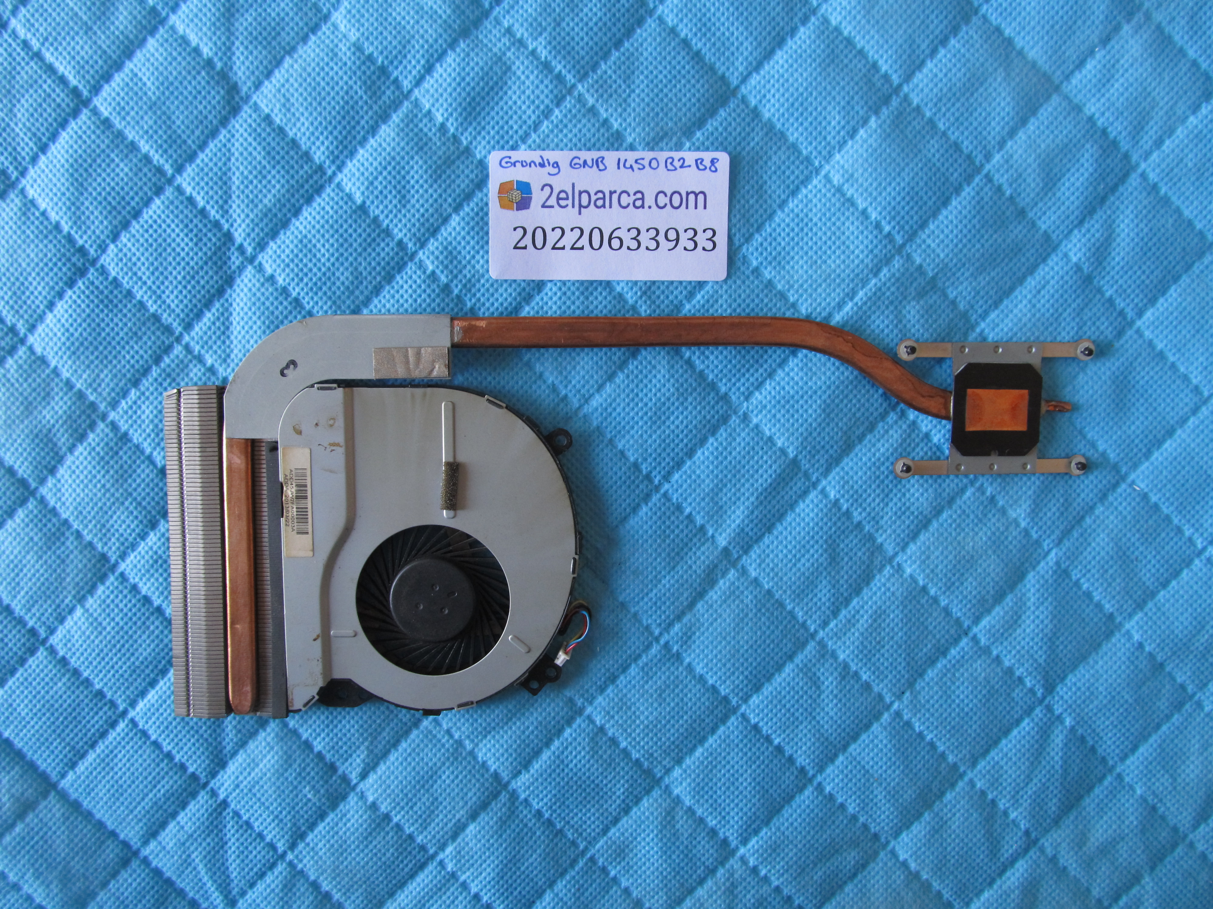 GRUNDİG Grundig gnb 1450b fan bakir soğutucu (heatsink) orjinal ürün küçük görsel 2