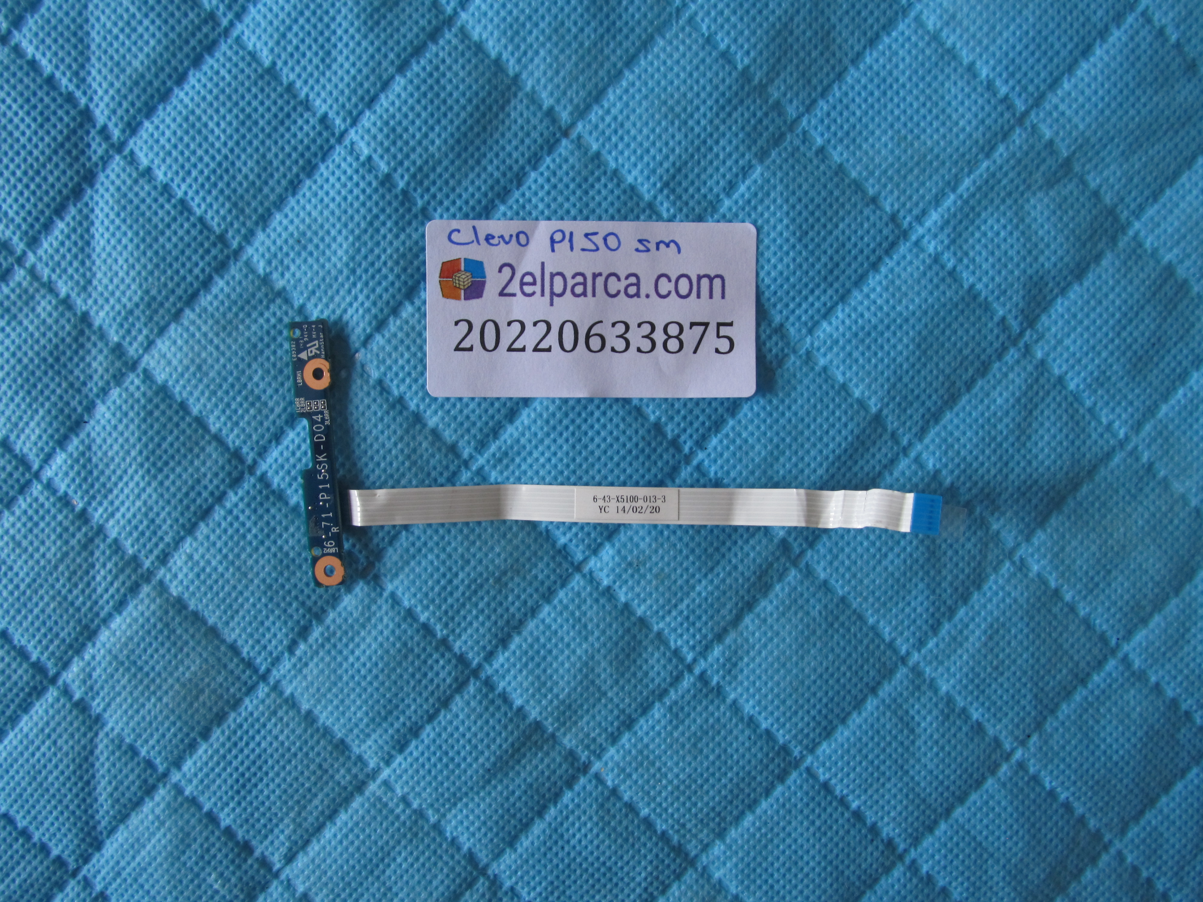 CLEVO Clevo p150sm işik kontrol kart orjinal ürün küçük görsel 2