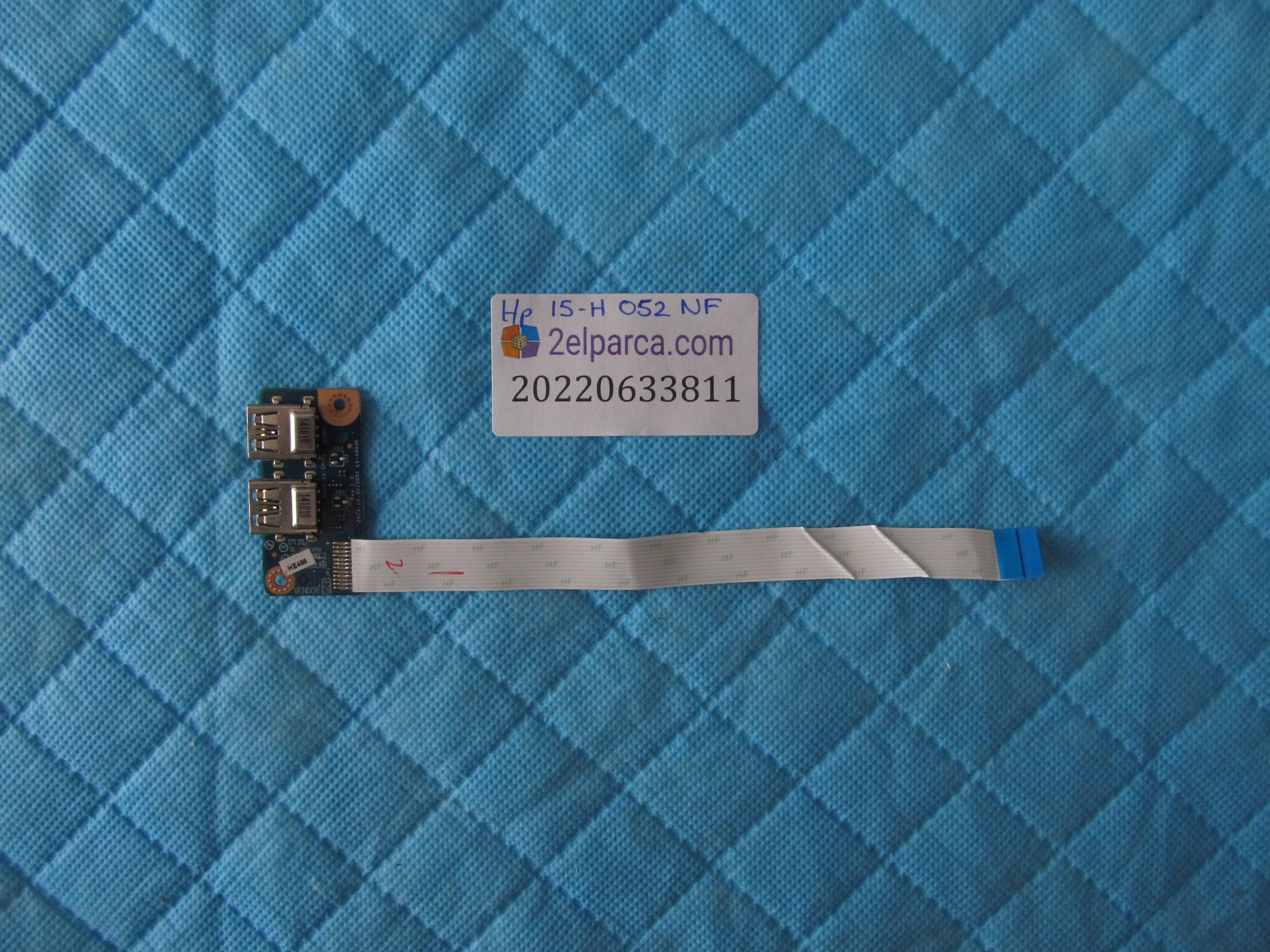 HP Hp 15-h052nf usb kart flex dahil orjinal ürün küçük görsel 2