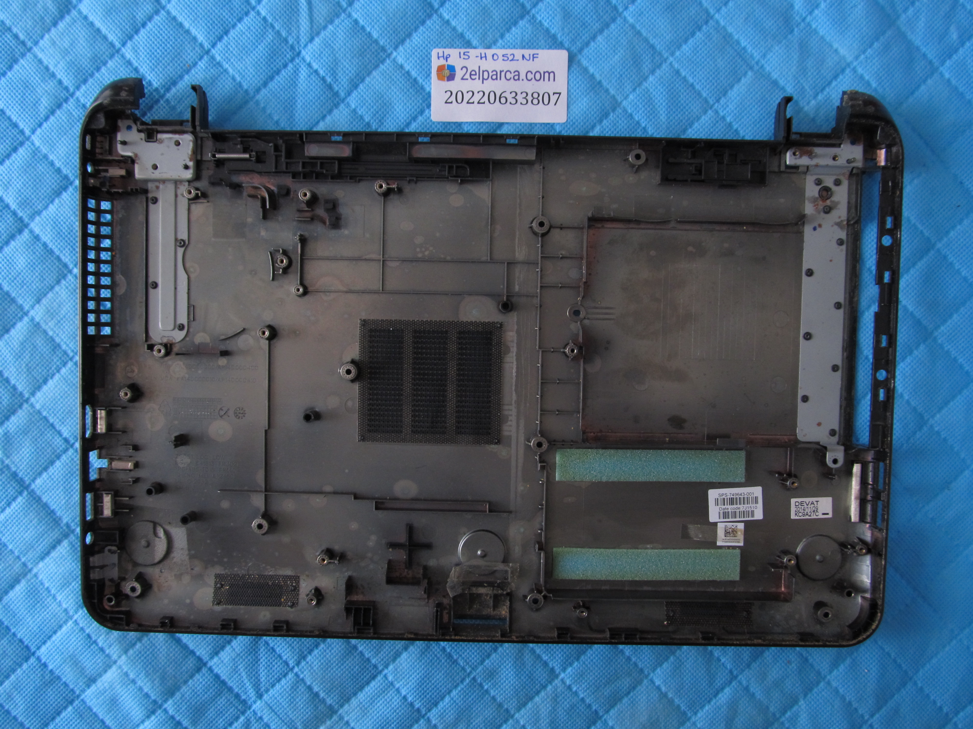 HP Hp 15-h052nf alt kasa orjinal ürün küçük görsel 2