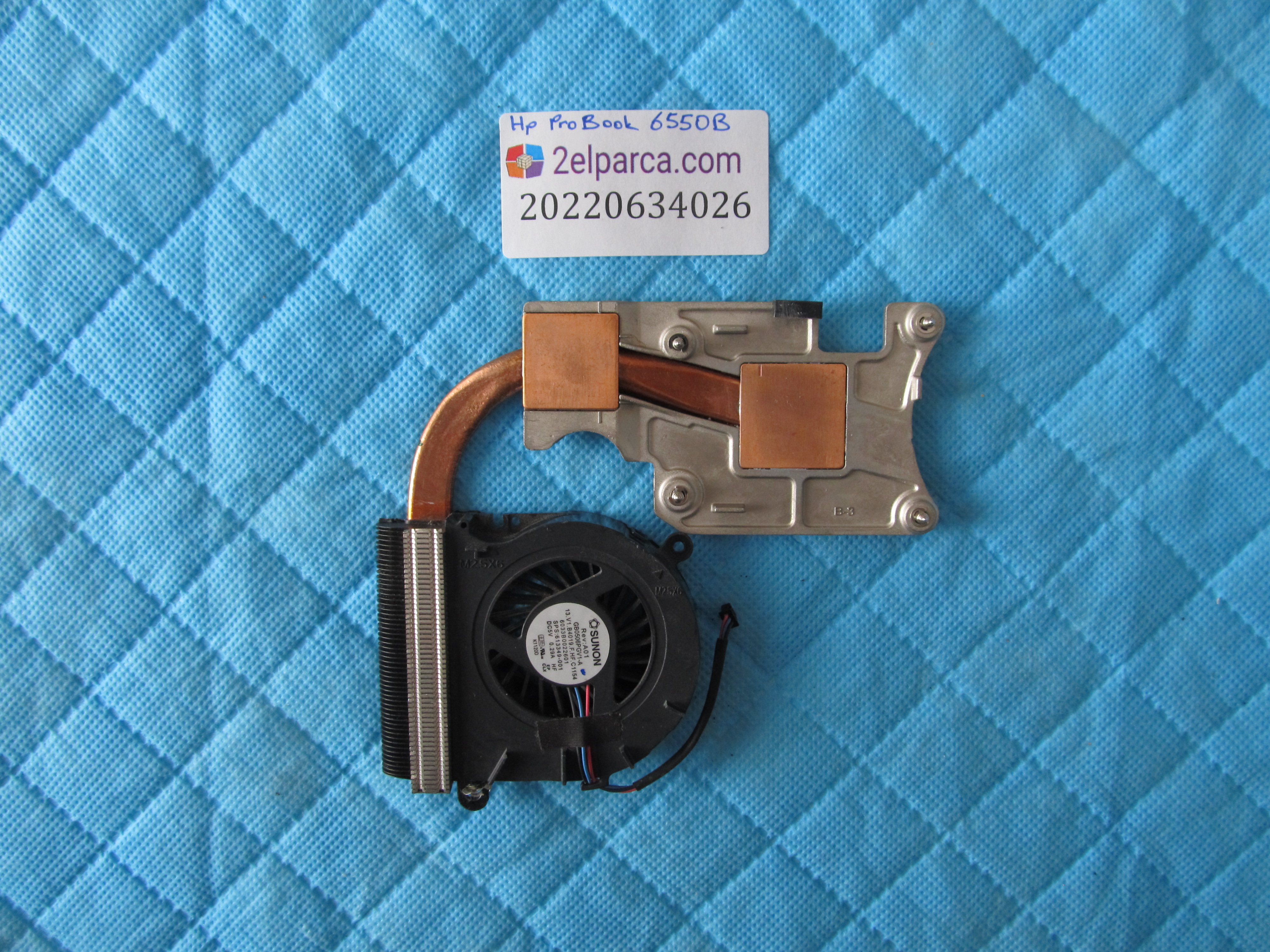 HP Hp probook 6550b fan bakir soğutucu (heatsink) orjinal ürün küçük görsel 2