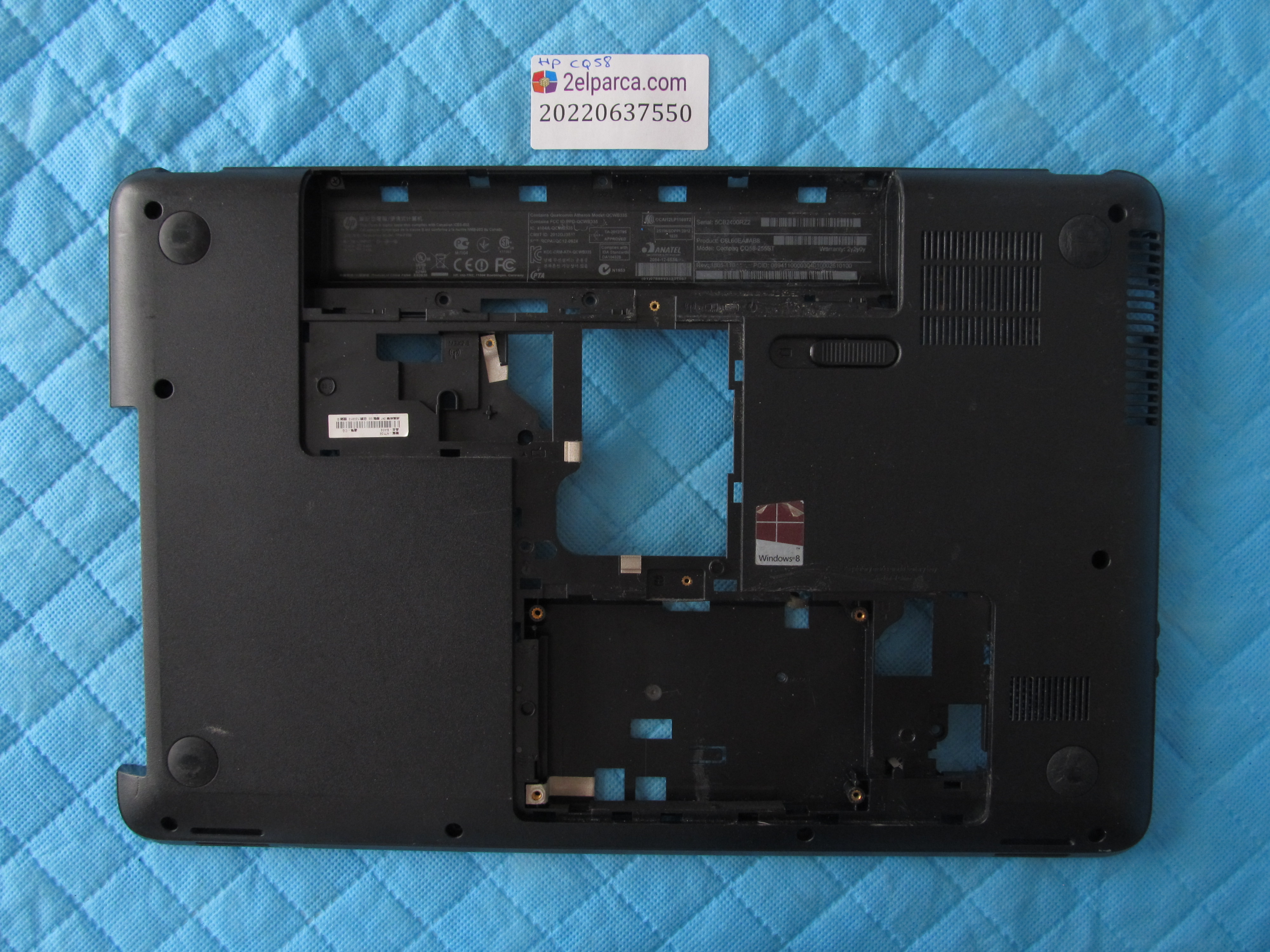 HP Hp cq58 alt kasa orjinal ürün küçük görsel 2